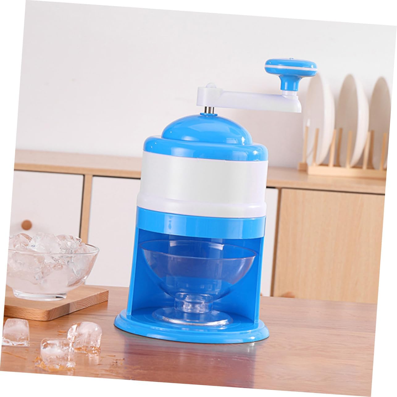 KICHOUSE Manual Smoothie Machine Portable Ice Crusher for Home Use Easy Operation