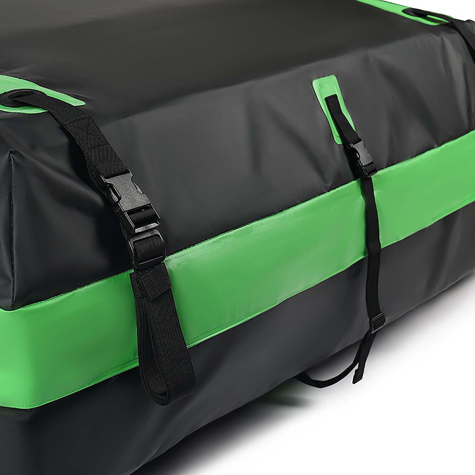 Borsa impermeabile per tettuccio auto, con 4 ganci per porta, 2 cinghie extra, tappetino antiscivolo, borsa per il trasporto, borsa nera per il tetto adatta a tutti i veicoli con o senza portapacchi,