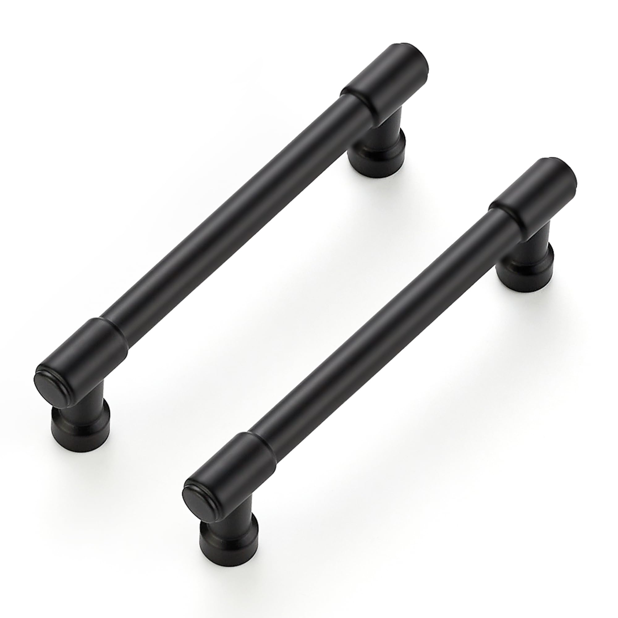 Ravinte Matte Black Kitchen Pulls Cabinet Handles 4 Inch 10 Pack