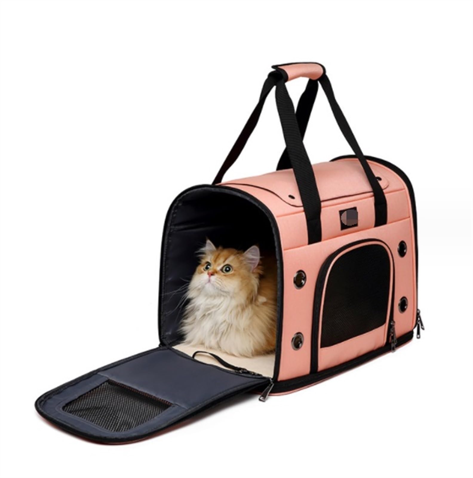 Rucksack Haustier-Tragetasche, Haustier-Rucksack, Hunde-Tragetasche, Ausgehende Reise, Haustier-Handtasche, Hunde-Rucksack Haustier(Pink)