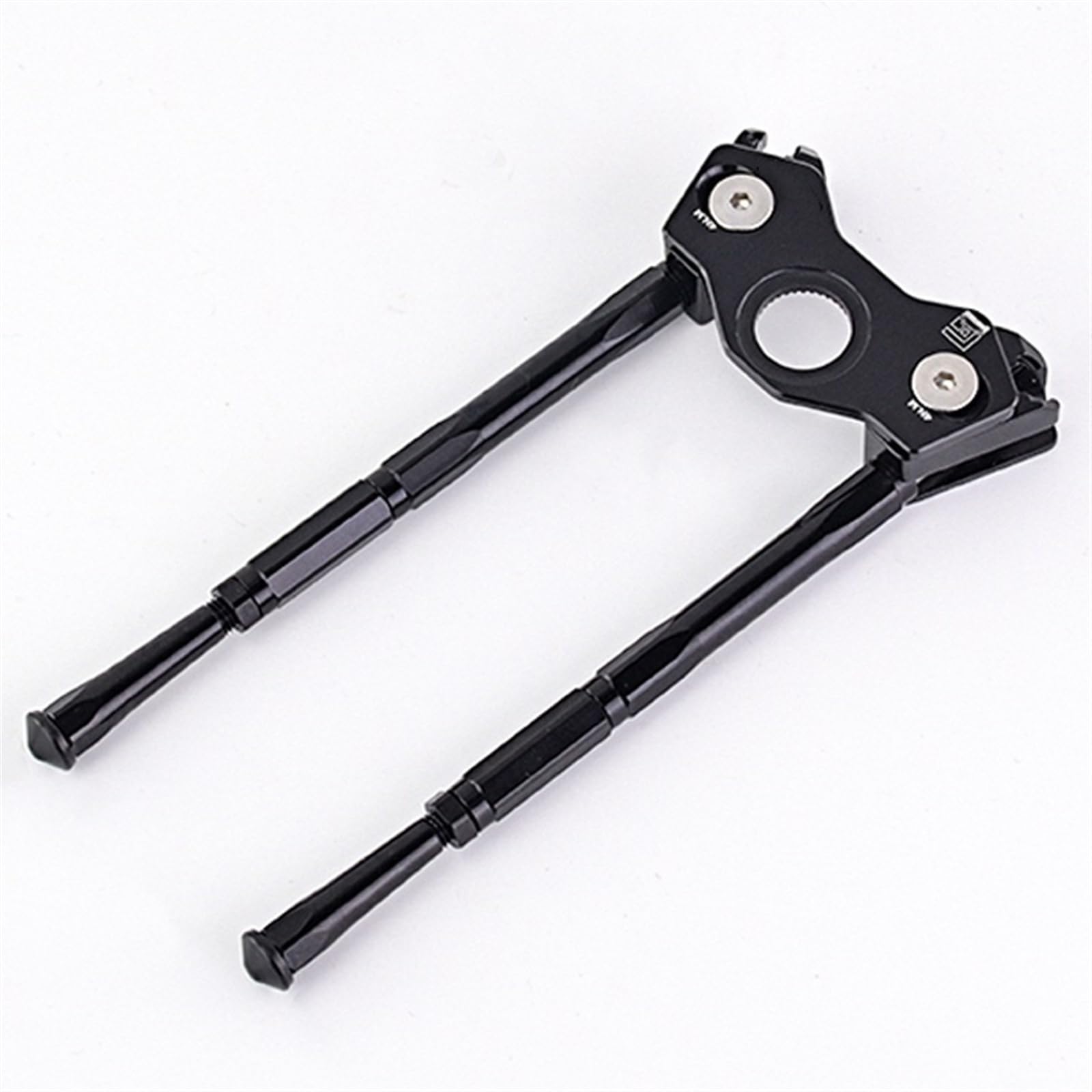 Skday BéQuille VéLo MéTal,BéQuille VéLo Laterale Béquille de manivelle de vélo, Support réglable de stationnement de vélo de Route, Support de pédale Portable, Accessoires de Cyclisme