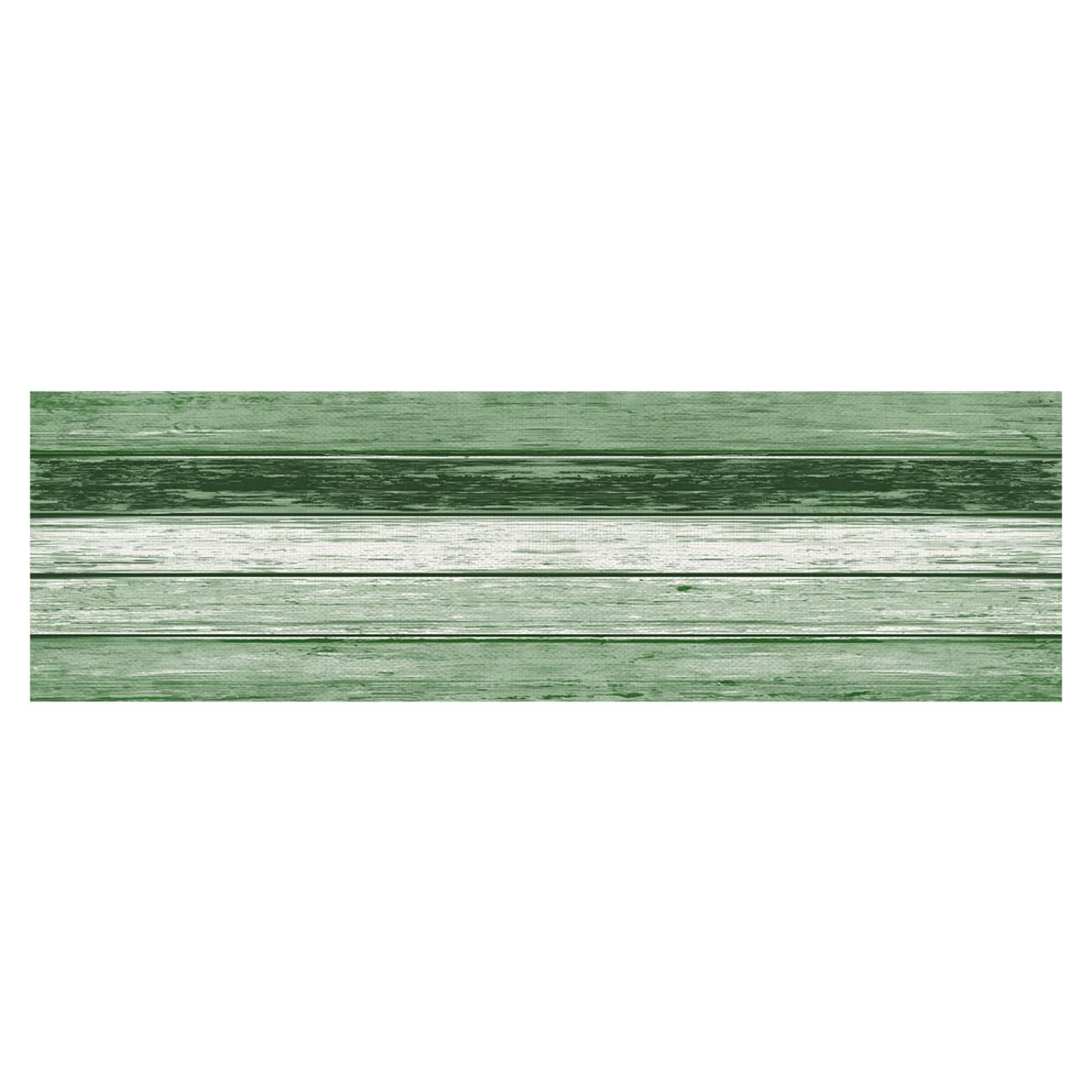 LOZULO Green Mix Dark Green Vintage Table Runner Rustic Coffee Table Runners Linen Striped Patterned Table Cover Outdoor Waterproof Table Cloth Decoration 40x180cm - Image 4