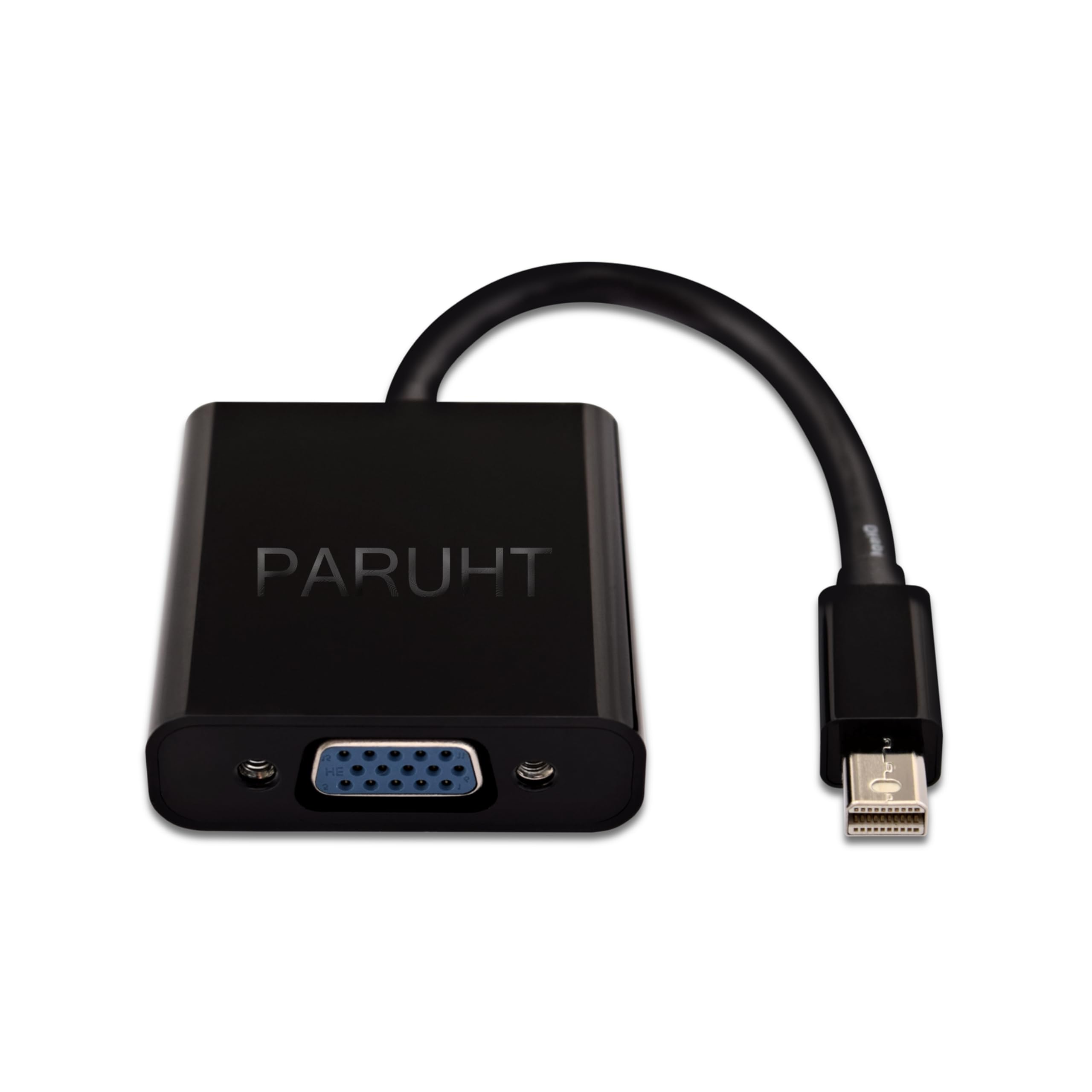 PARUHT Mini DP to VGA Adapter, Mini Display Port Male Thunderbolt Compatible to VGA Female Converter, Black MDPMVGAF (B0CWFCDDYS) Amazon Price History, Amazon Price Tracker