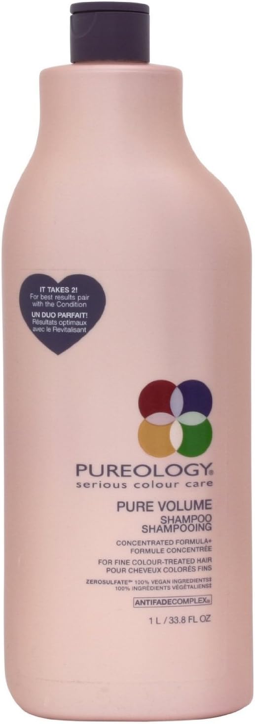 Pureology Pure Volume Shampoo, 33.8 Fl Oz