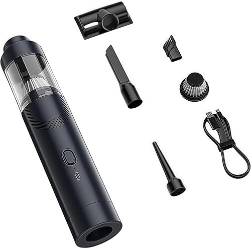 Slim V8 Mate - Aspiradora inalámbrica para automóvil, alta potencia, 13000 Pa30 AW, 2 modos de succión, ligera, portátil a 1.2 libras, carga USB,