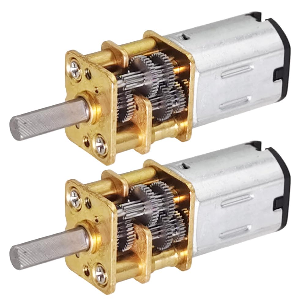 Amazon.com: 2Pcs DC 12V 30RPM GA12 N20 Miniature Gear Motor 3-12V