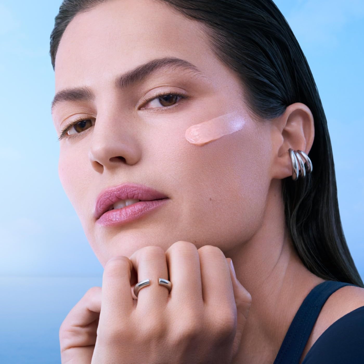 BIOTHERM Blue Peptides Uplift Cream Rich, Crema Viso Antietà, Per Tutti i Tipi di Pelle, Azione Nutriente e Rassodante, Arricchita con Life Plankton e Collagene, 50 ml