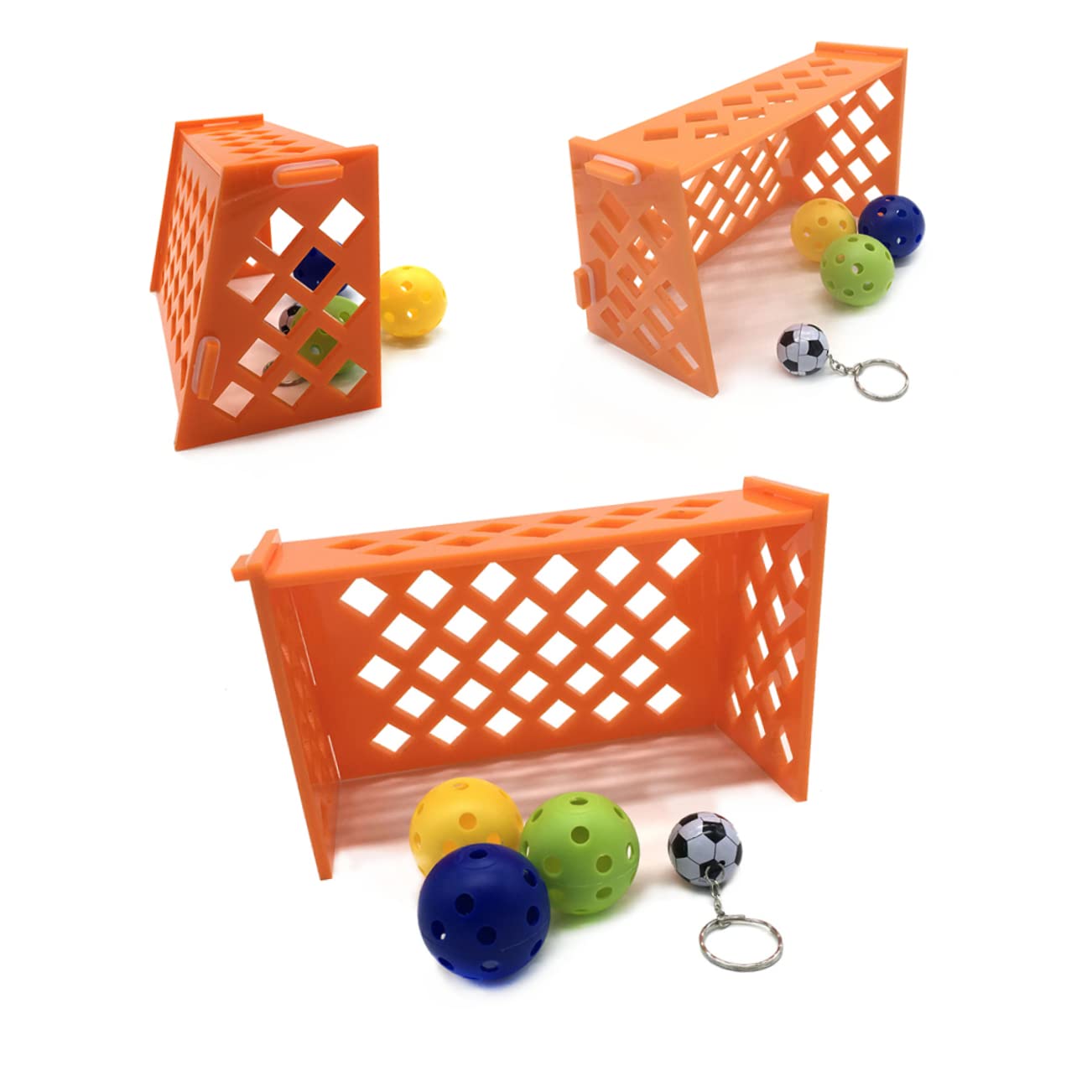 Mipcase 3stücke Mini Fußballplatz Papageien Spielzeug Intelligentes Trainingsspielzeug Für Vögel Fördert Bewegung Und Geistige Entwicklung Geeignet Für Papageien Und Ähnliche