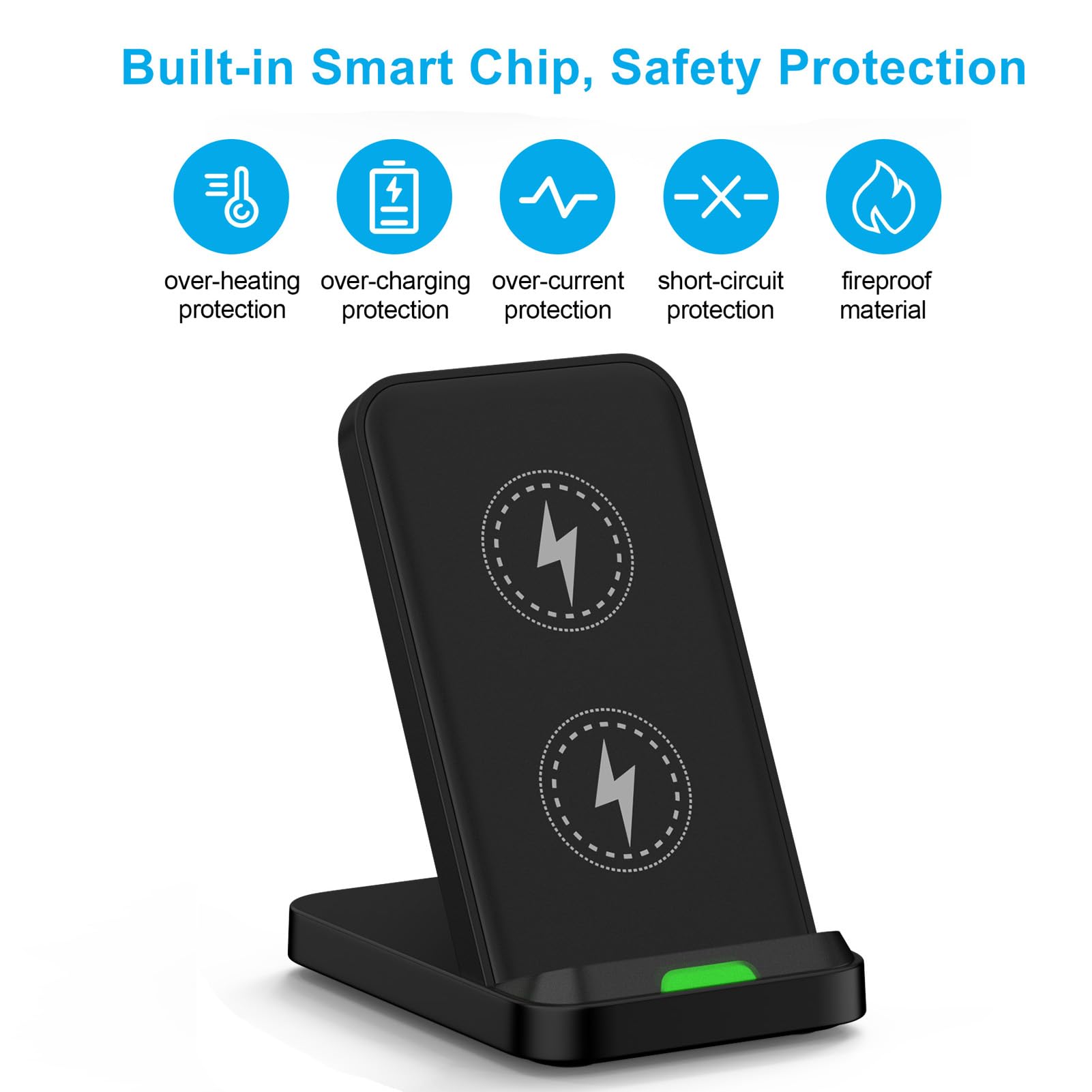 for Google Pixel 10 Pro XL, Wireless Charger Phone Stand Station for Google Pixel 10, 10 Pro, 10 Pro Fold, 9, 9 Pro, 9 Pro XL, 8, 8 Pro, 7, 7 Pro, 6, 6 Pro, Wire Less Fast Charging Dock Pad