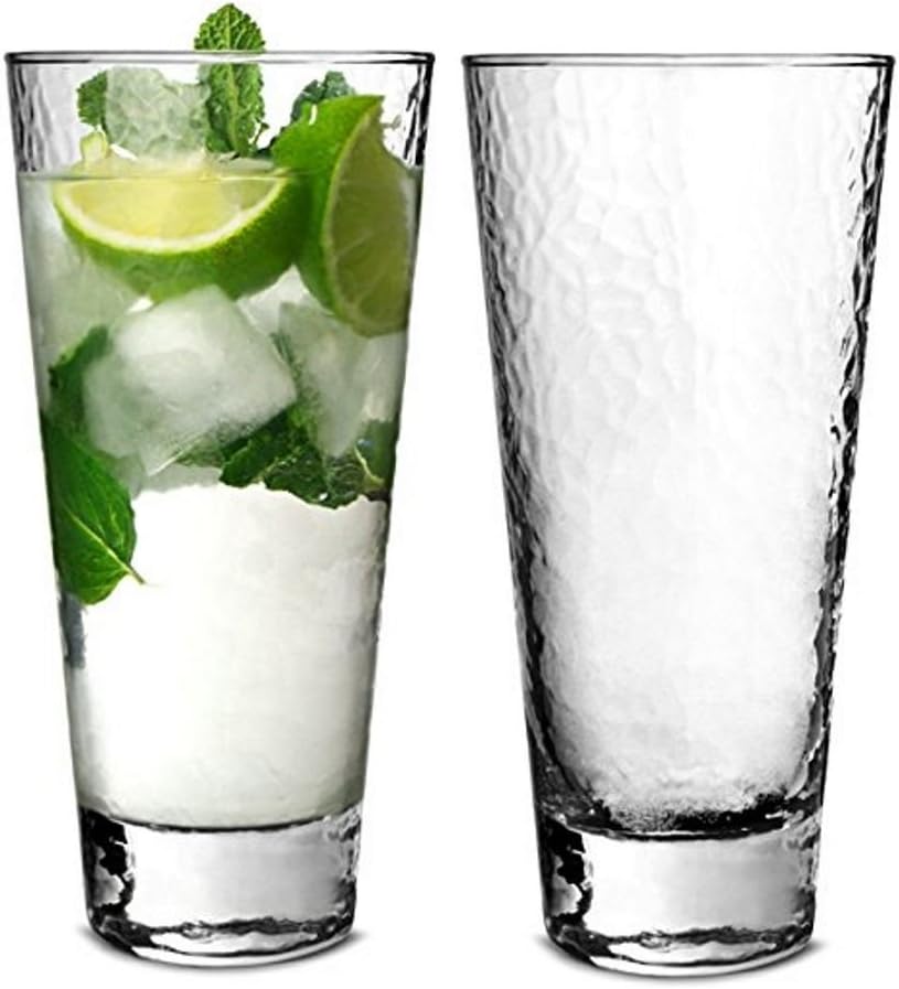 Durobor Helsinki Beverage Highball Tumbler Glass 16oz Set of 2 Glasses