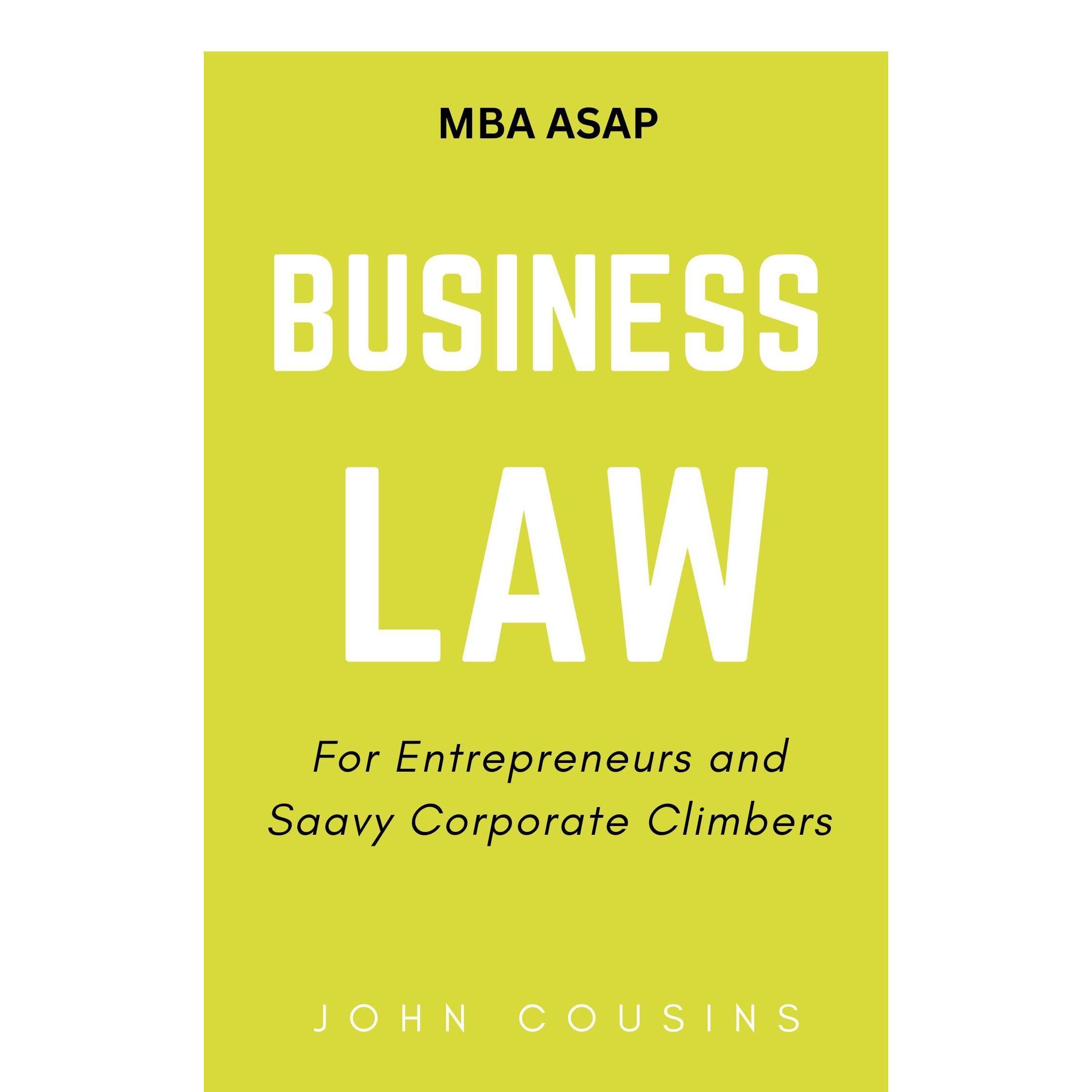 Business Law for Entrepreneurs