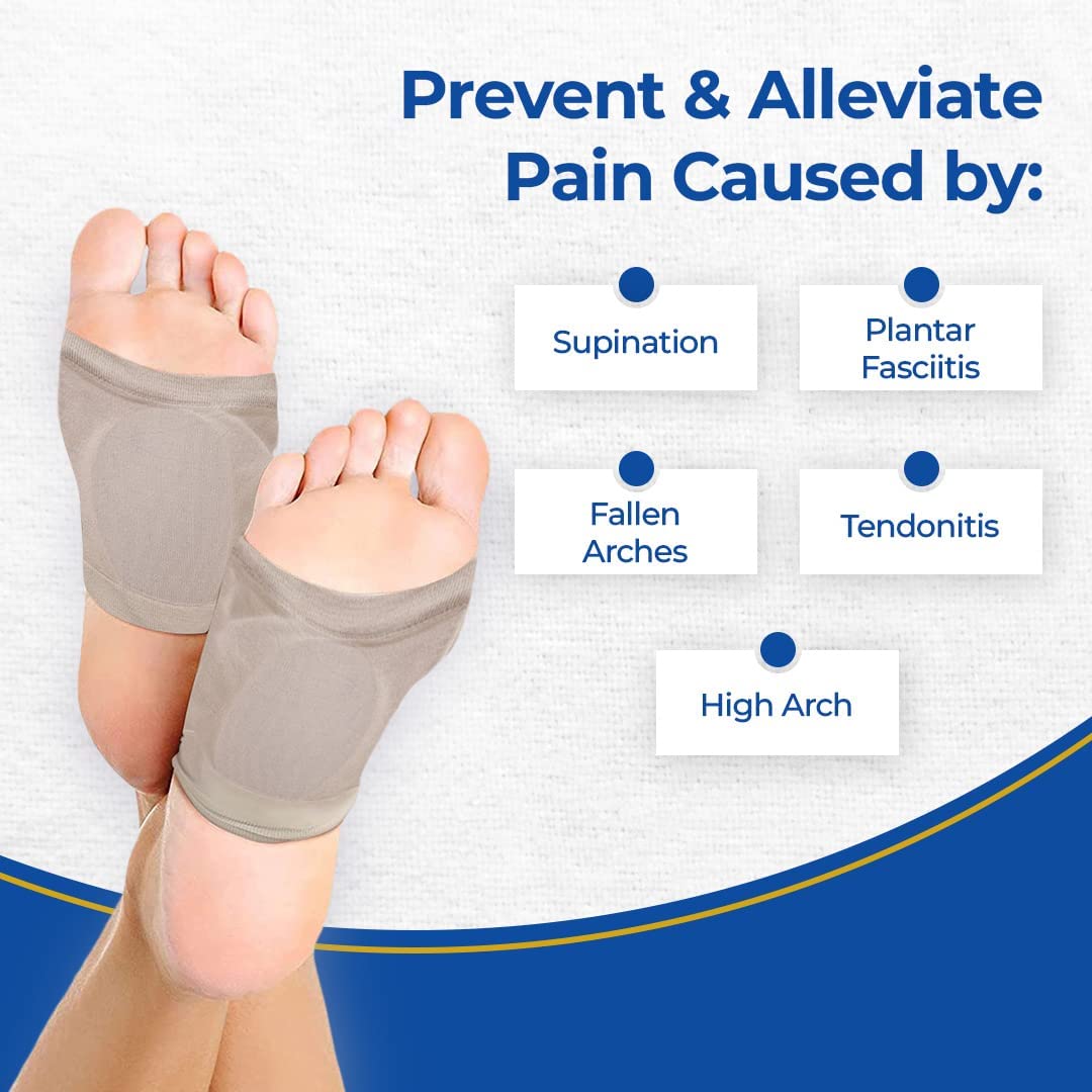 Spefez Arch Support for Flat Feet, Pussy Foot for Boys, Ideal Leg Pain Relief Products, Designed for Comfort and Stability Cushion for Women & Men Feet Orthopedic Pad (ARCH SUPPORT SOCKS)