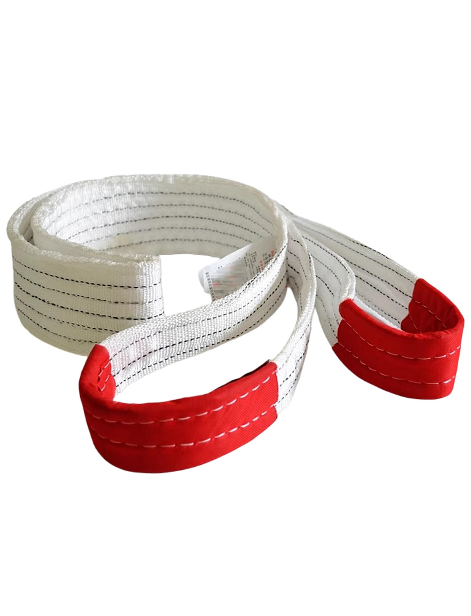 Eslingas Planas de elevación - Nylon Trenzado de 4 Capas, Resistente a la abrasión para elevación Industrial, grúas y remolques - Capacidad de 2/3/5/8/10/15 toneladas,2T-3 Meters