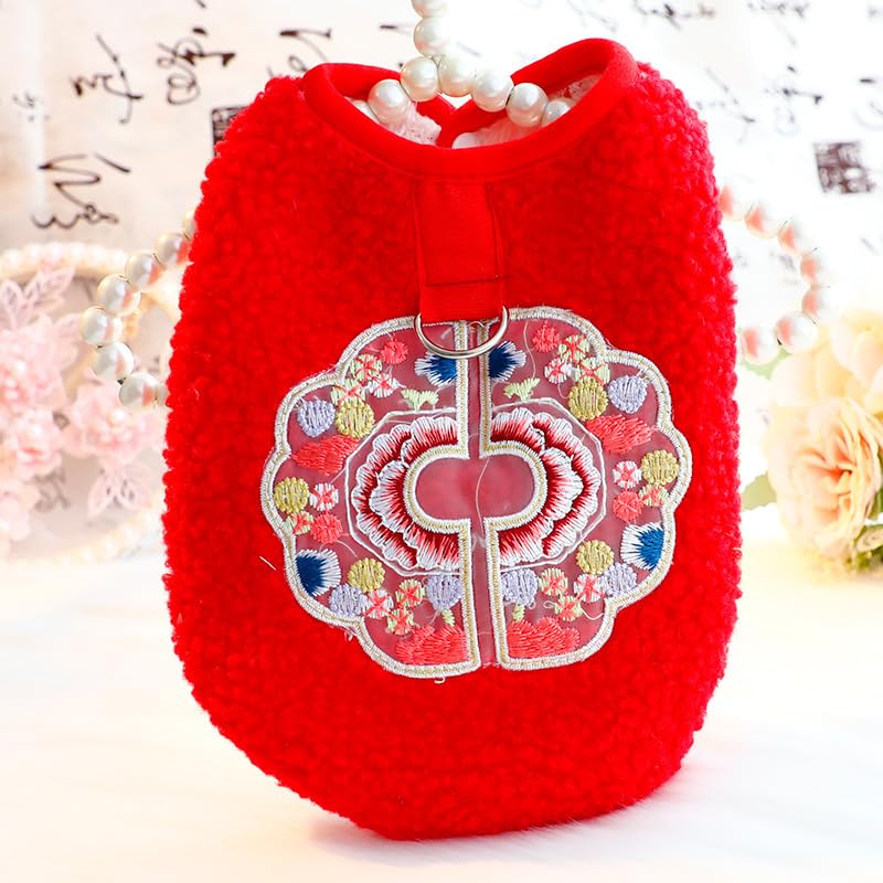 Disfraz cálido para perros pequeños AZA, talla M, rosa miniatura 6