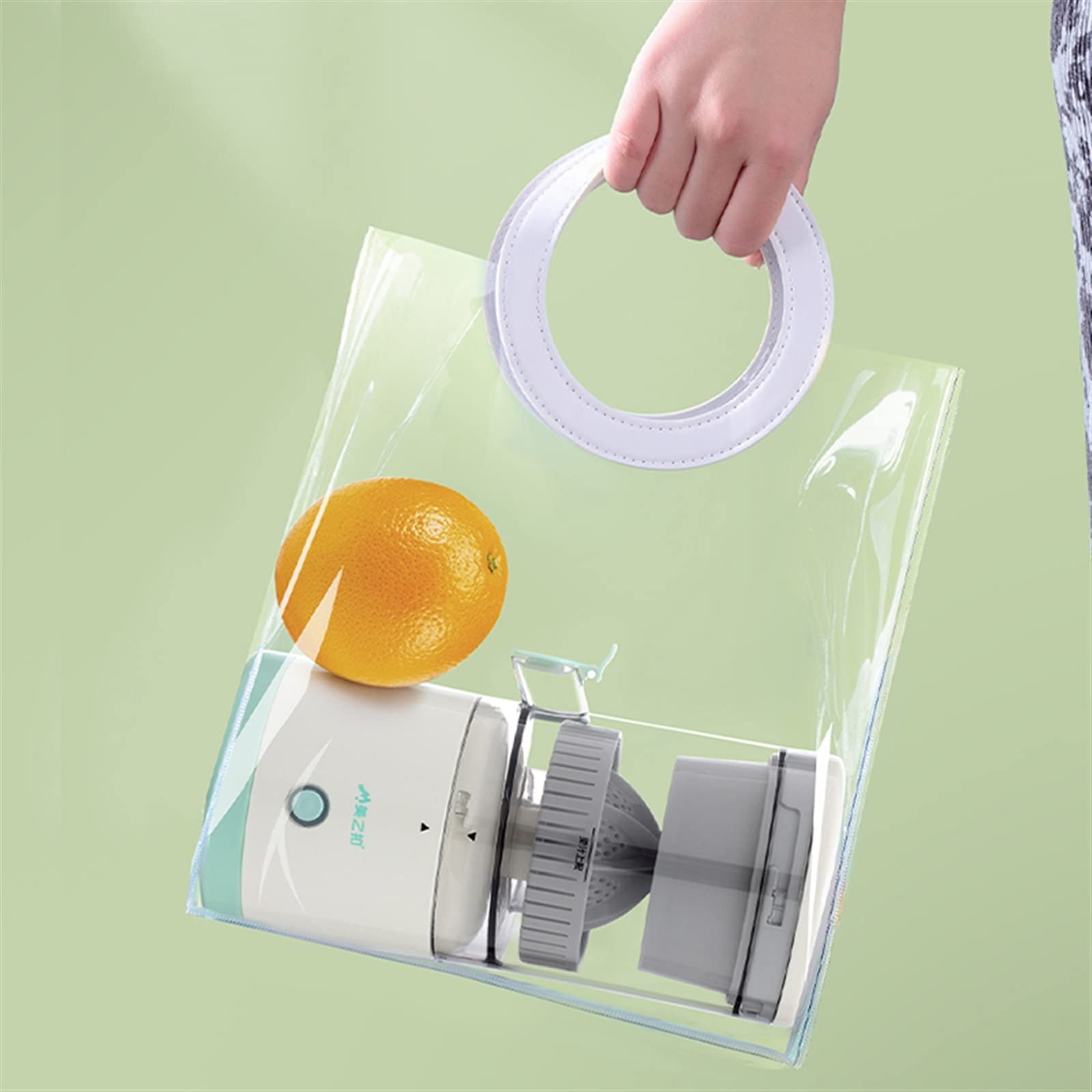 ADIOLI Hand Held Blender Stick Presse-Agrumes Lent Sans Fil Extracteur de Fruits Portable USB Électrique pour la Maison (Colo'