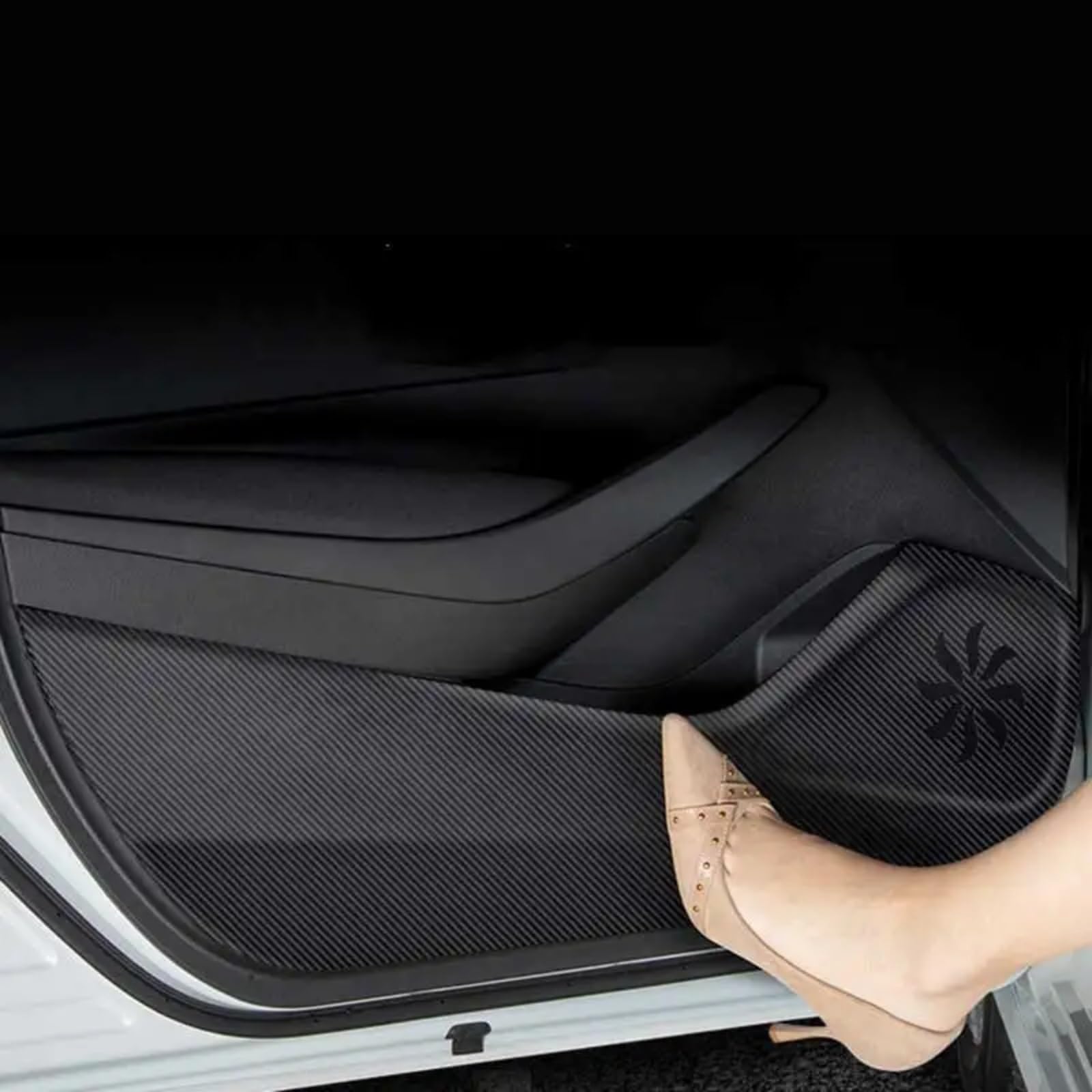Protection de porte anti coup de pied haut de gamme pour intérieur VW Touran 1T MK1