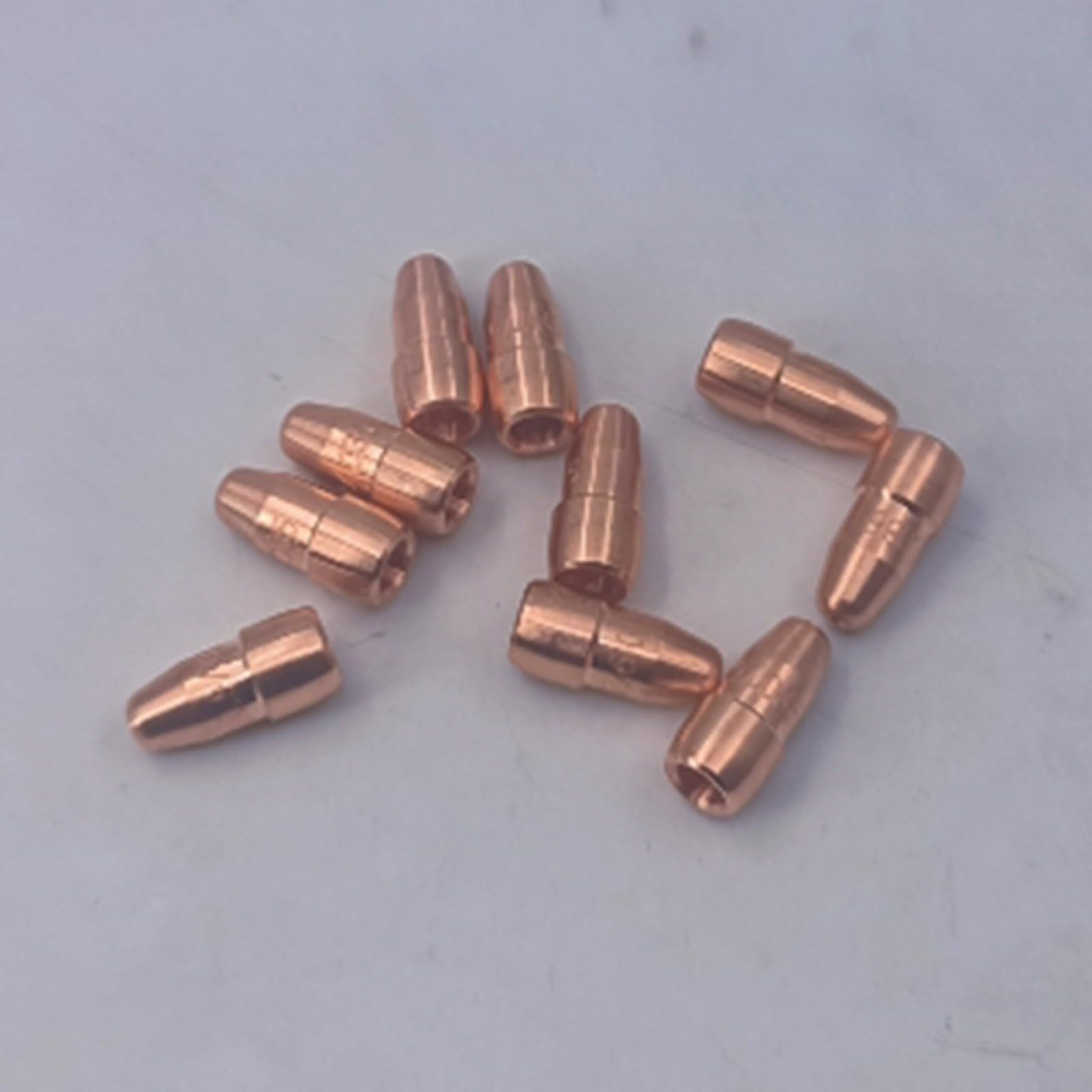 Confezione da 10 ugelli per saldatura MIG VTS30 di ricambio per Fusion 140/180/220/250, ugello in rame per filo da 0,030", compatibile con pistola per saldatura Velocity