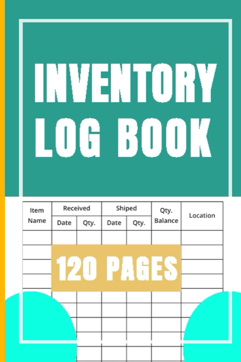 Buy Inventory Log Book Book Keeping Log for Small Business , Large and