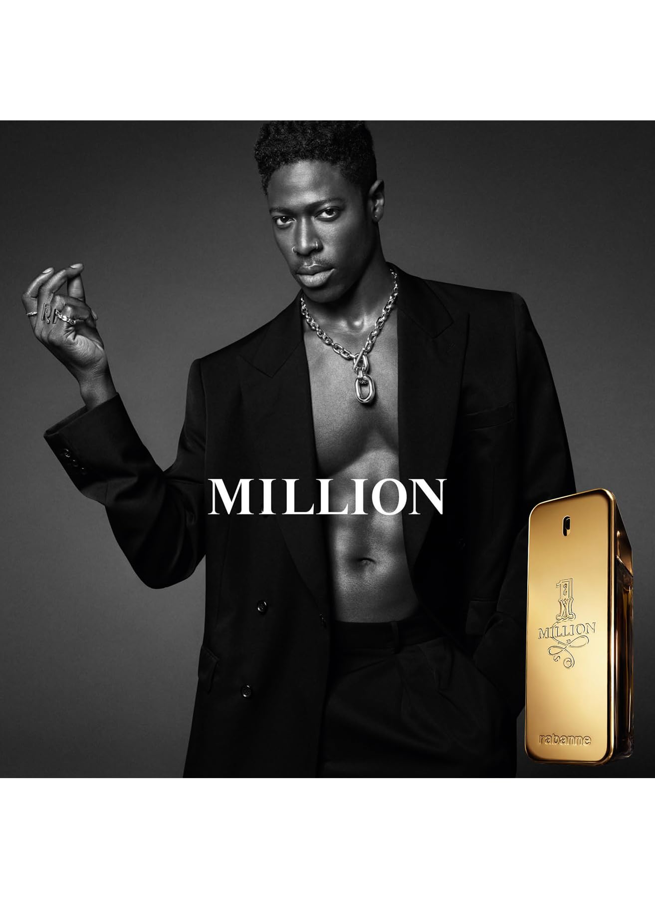 Paco Rabanne 1 Million For Men Eau de Toilette, Spray, 100 ml, Die Verpackung kann variieren