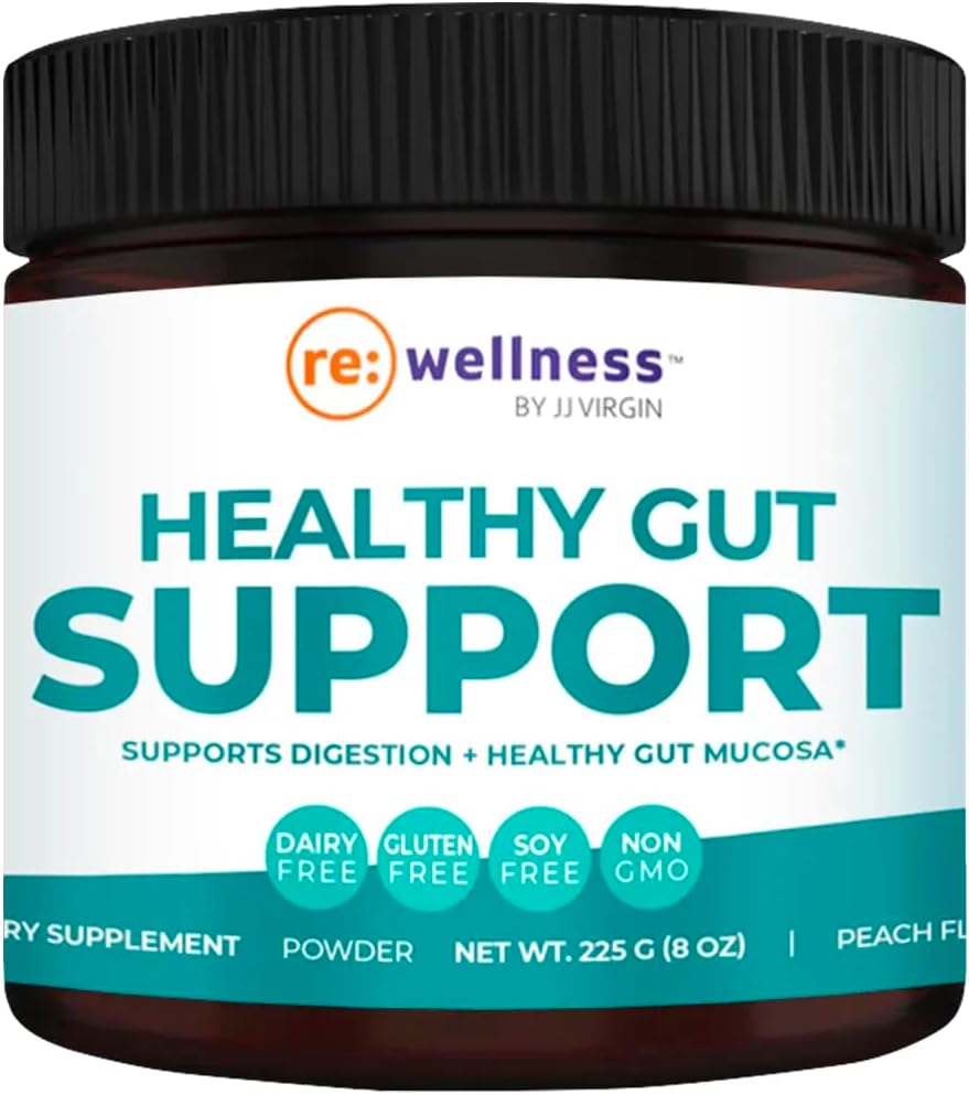 JJ Virgin Leaky Gut Support Powder - Hypoallergenic Digestive Supplement - Immune Support That Promotes Gut Health, Weight Management & Nutrient Absorption (28 Servings, 225 Grams)