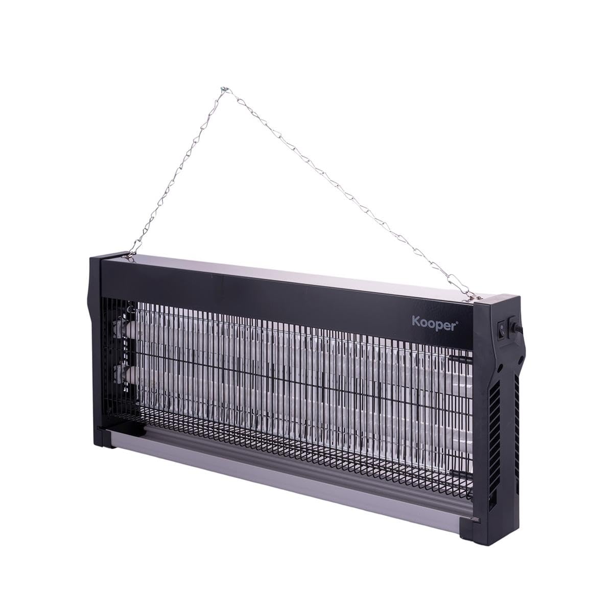 Zanzariera elettrica, copertura fino a 150 mq, vano di raccolta insetti 40 W, Kooper