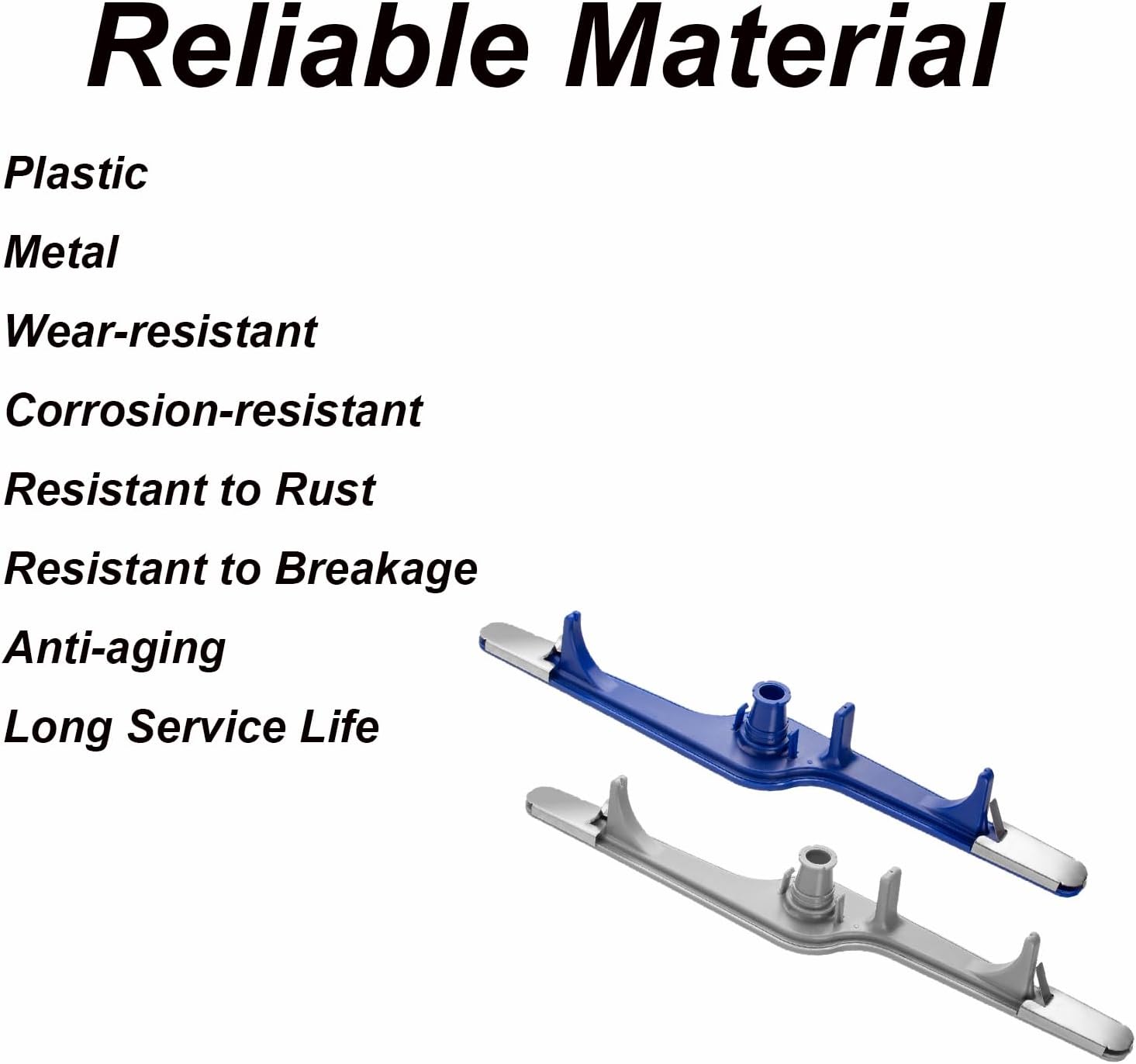 5304517203 Dishwasher Lower Spray Arm, Compatible with Frigidaire/Kenmore, Replaces 154568001/154414101/154568002 (Blue, Grey)