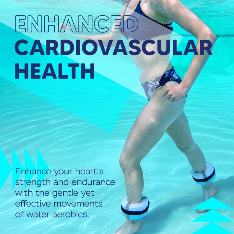 Image of Sunlite Sports Water Workout Combo Set, High Density Water Weights for Pool Exercise, Dumbell, Swim Belt, Aerobics Equipment, Aqua Jogger Belt, Pool Fitness, Aqua Therapy & Exercise