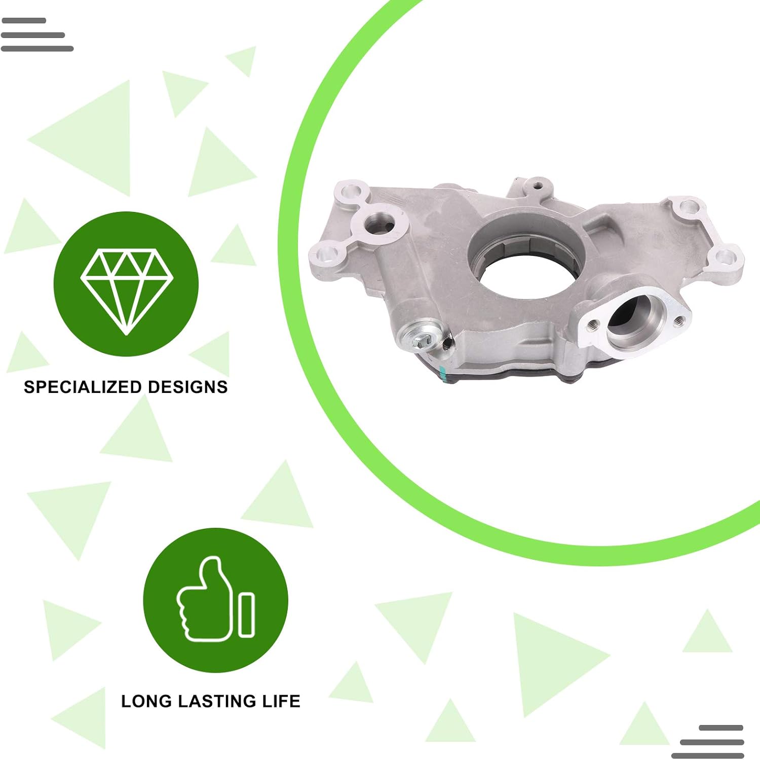 SCITOO Engine Oil Pump For Cadillac 2002-2006,For Chevrolet 1998-2018,For GMC 1999-2017,For Hummer 2003-2007 M295