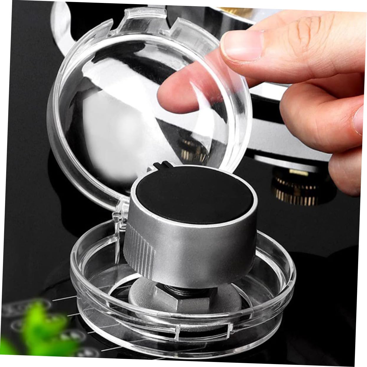 5pcs Safety Covers for Oven Burner Gas Stove Knob Protectors Childproof Easy to Clean
