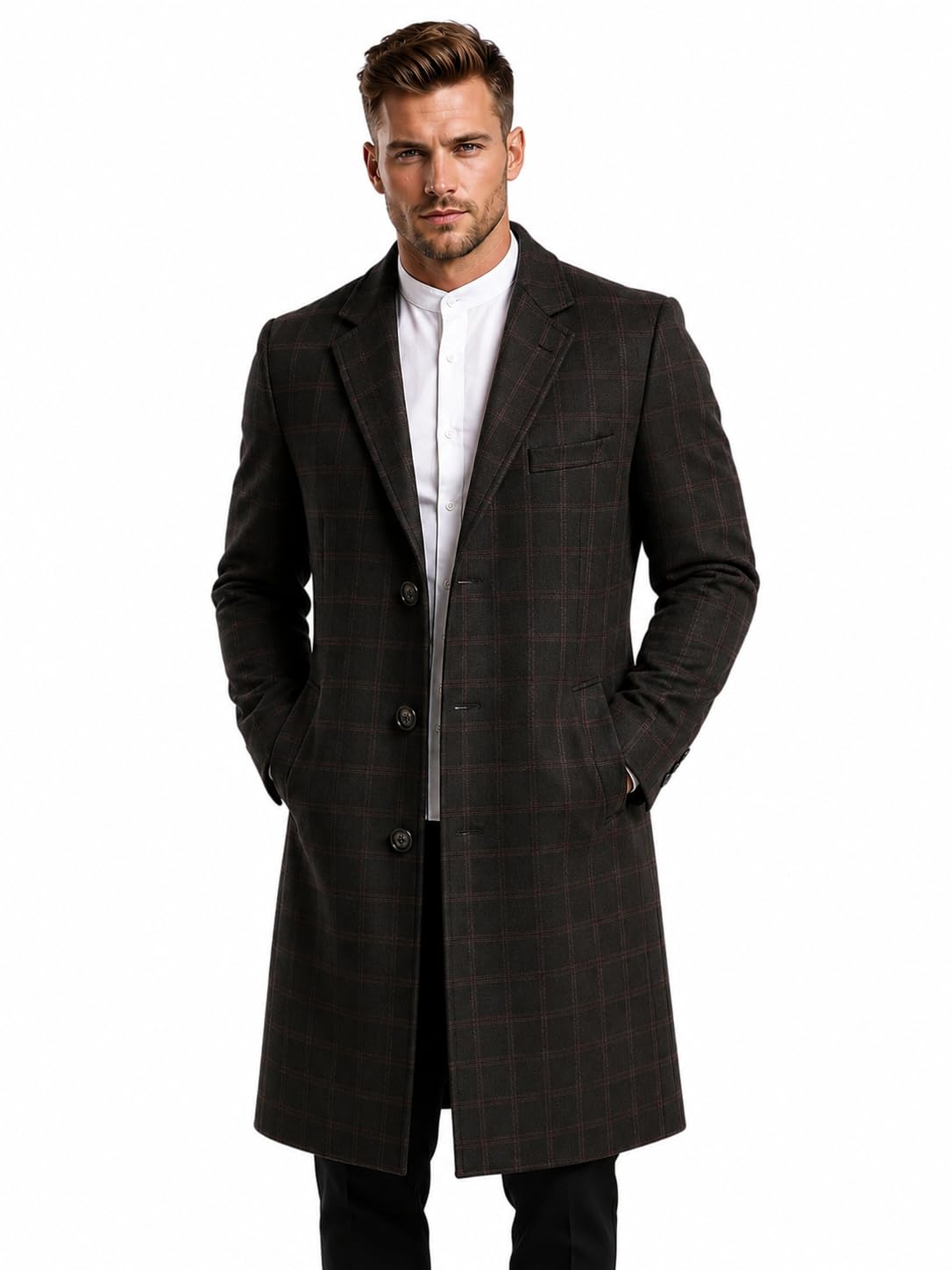 yo highness Premium Checkered Formal Blazer-picture-18