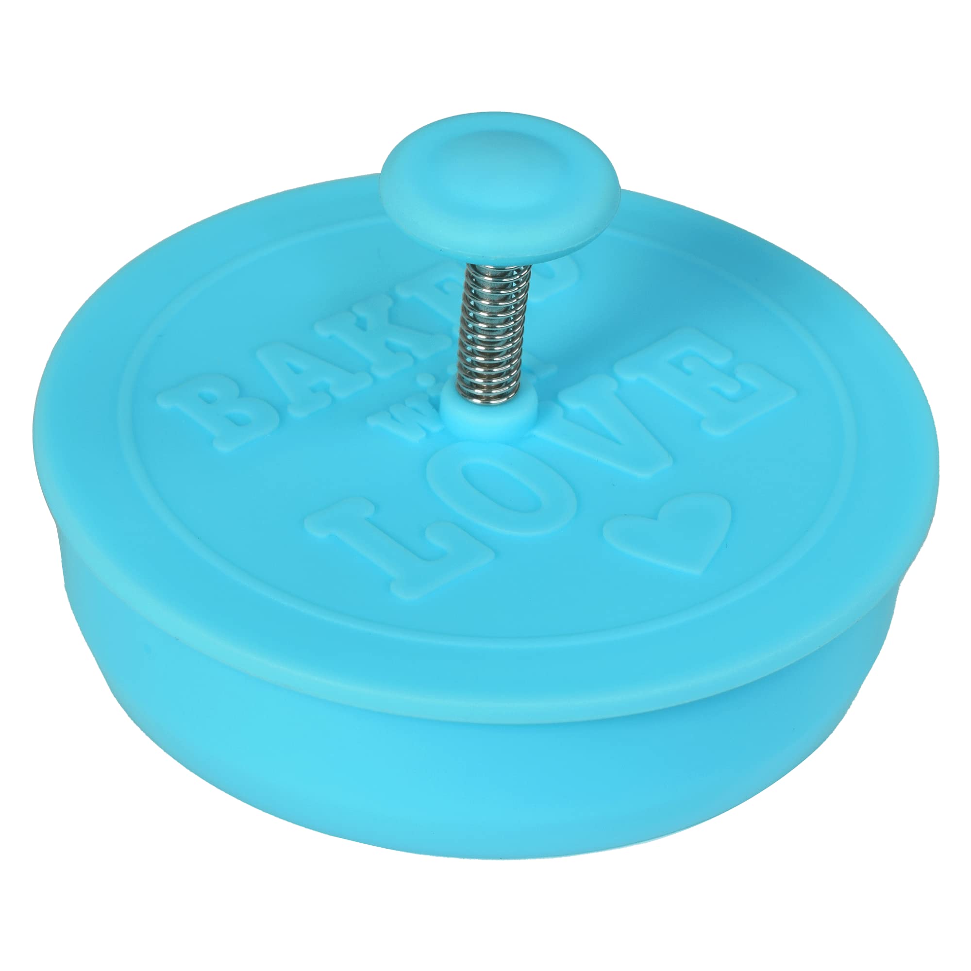 R&M International 0412 Baked with Love Pastry and Cookie Stempel, Blau, 6,3 cm