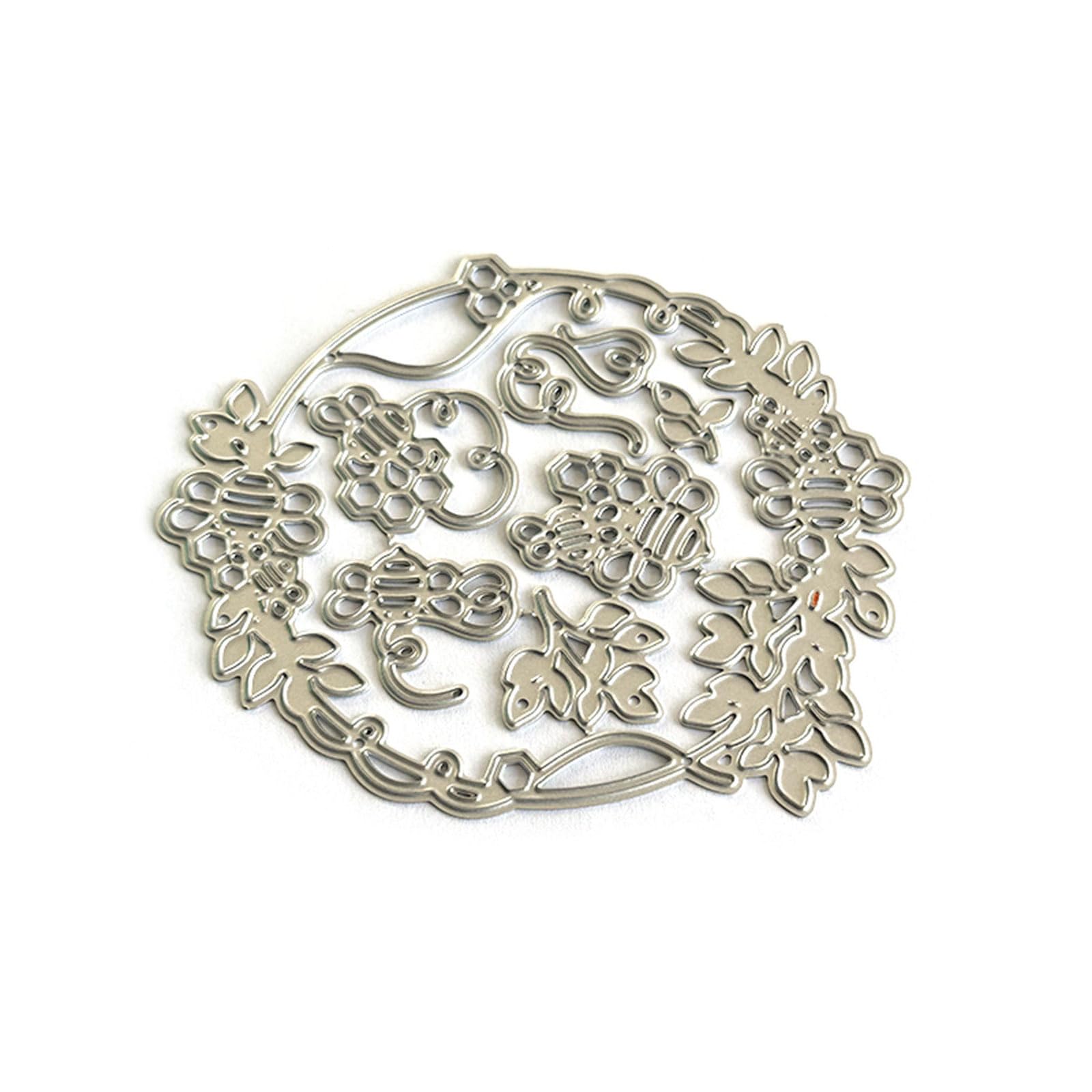 Tsophreniq Wreath Die Cut Stencils Scrapbooking Embossing Tool Carbon Steel Cutting Die for Scrapbooking Card Making Album Cutting Dies for Paper Craft