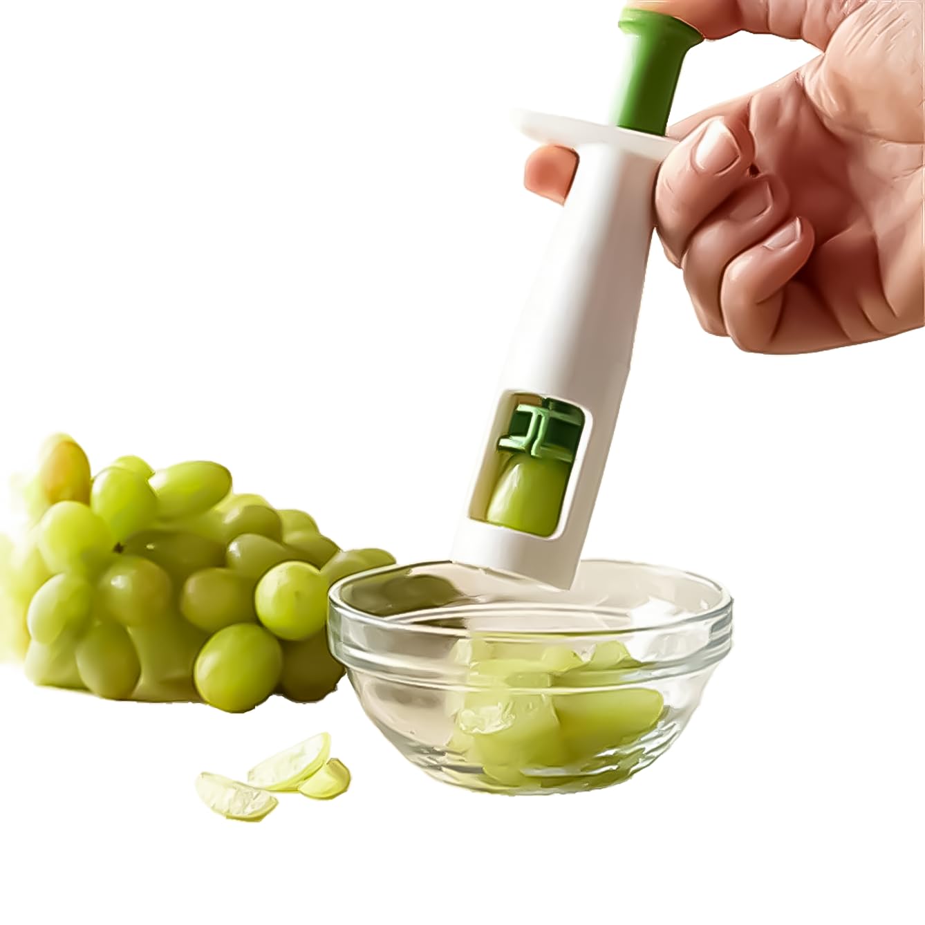 4-Stück Traubenschneider - Einzigartiges und Sicherheitsbewusstes - Ideal für Kinder und Salatvorbereitungen
