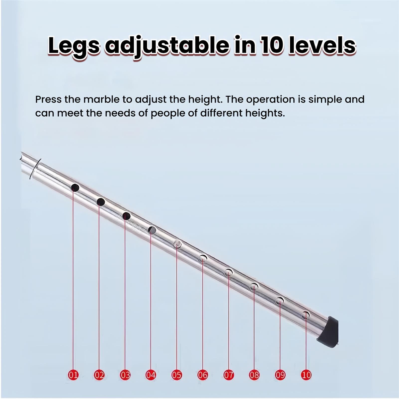 Muleta ergonómica plegable para axilas con soporte de brazo para adultos y niños, altura ajustable para una movilidad cómoda