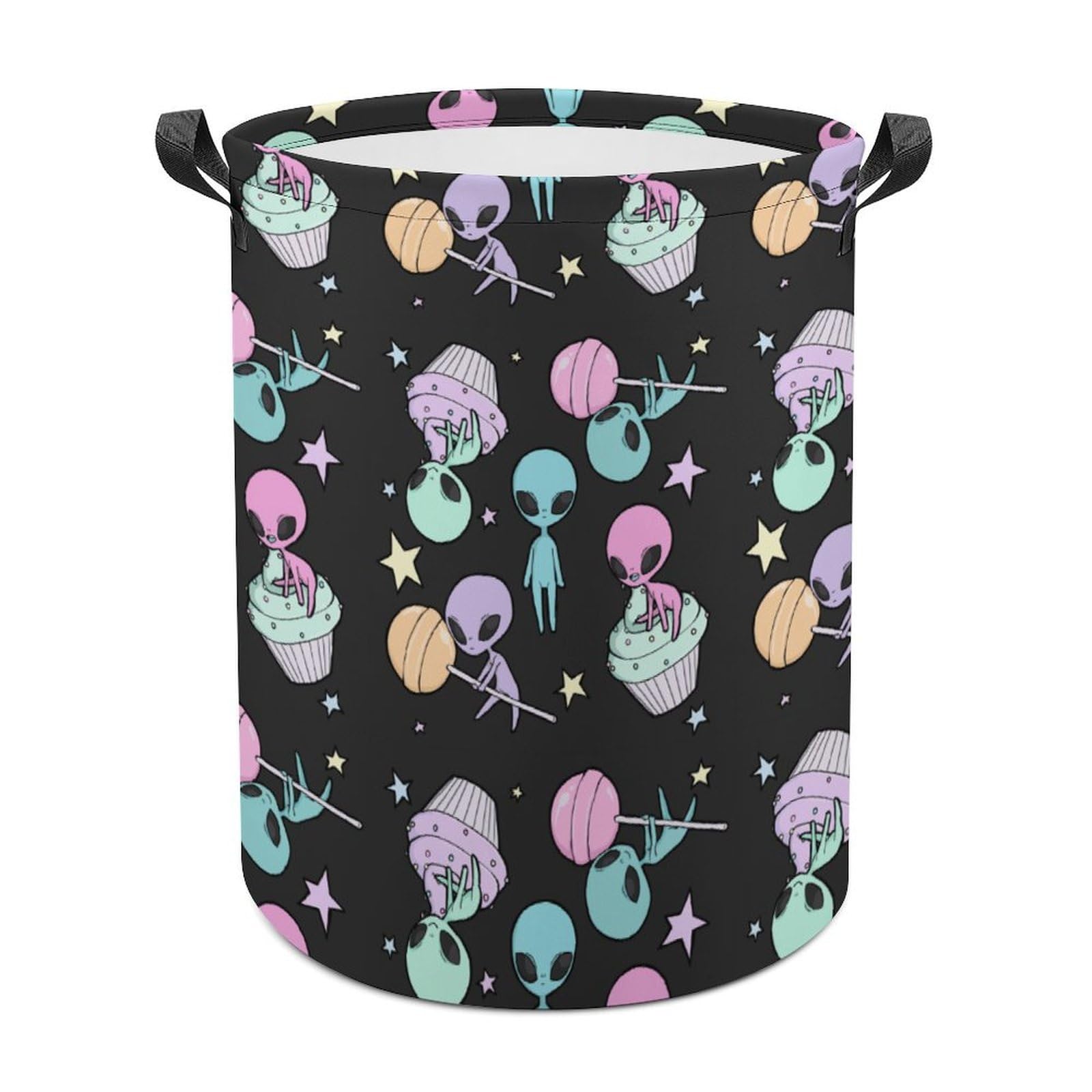 Lyfthologen Laundry Hamper, Alien Laundry Basket, Washing Basket with Handle