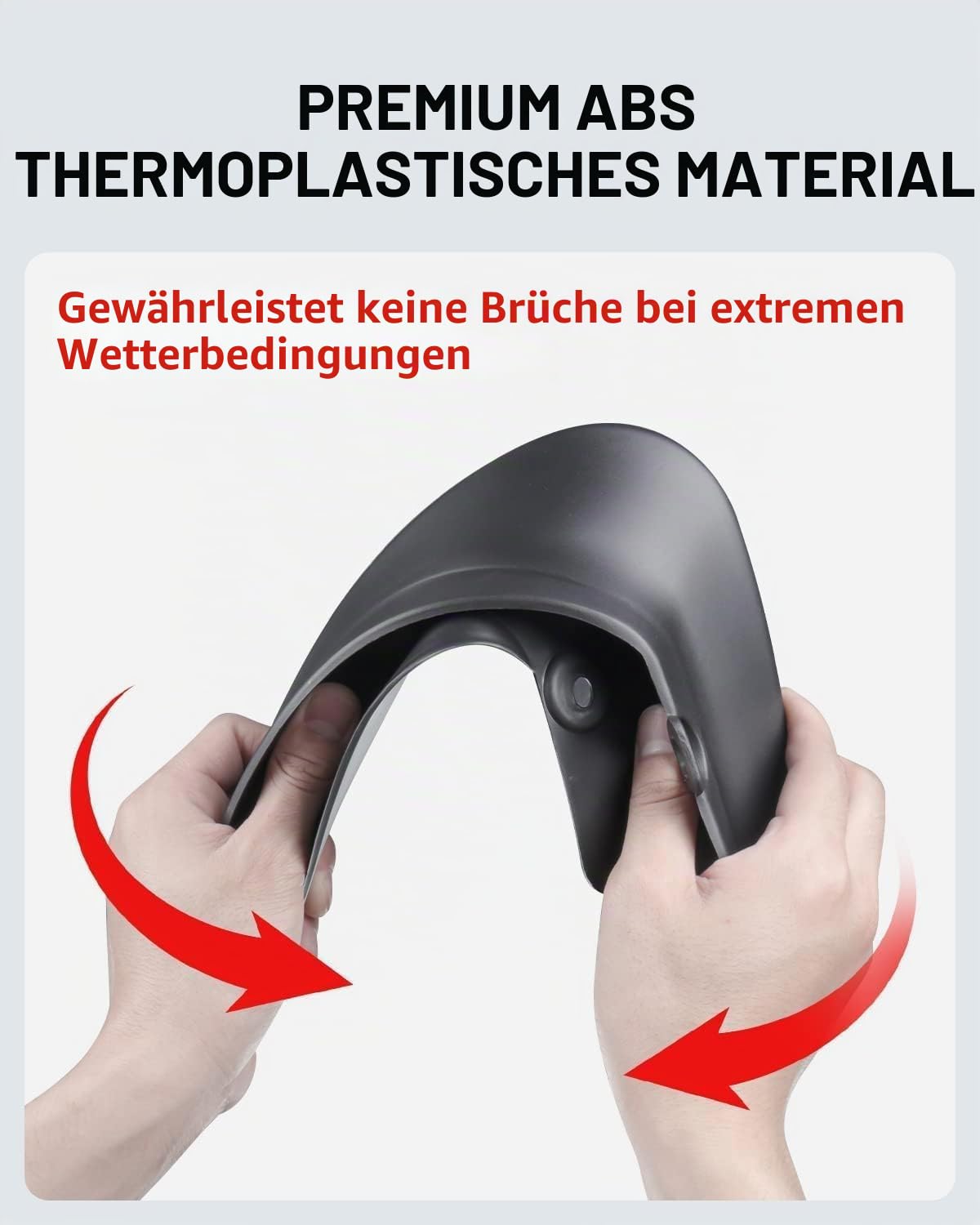 BASENOR 2017-2023 Tesla Model 3 Schmutzfänger Spritzschutz Kotflügel Kein Bohren Kein Klebeband Schmutzfänger Allwetterschutz Kotflügel für Model 3 Außenzubehör (4er Set)