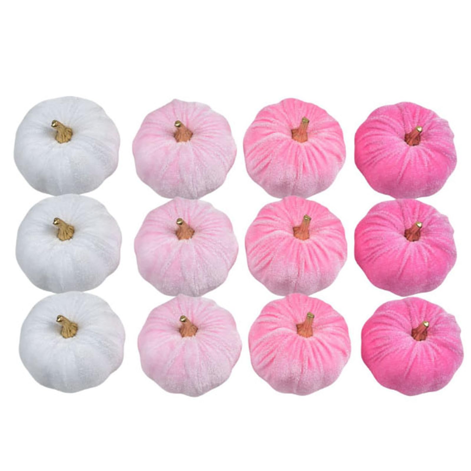Tsophreniq Safe Velvets Pumpkin Set for Holiday Decorating Thanksgiving Halloween Tabletop Display Artificial Vegetables Velvets Pumpkin Set