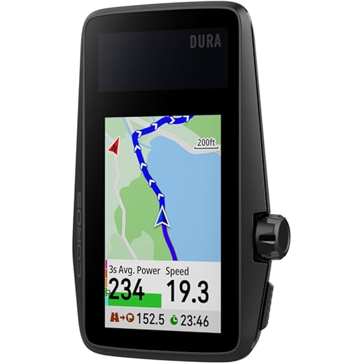 COROS DURA Solar GPS Bike Computer, 120-Hour GPS Battery Life, Solar Charging, 2.7