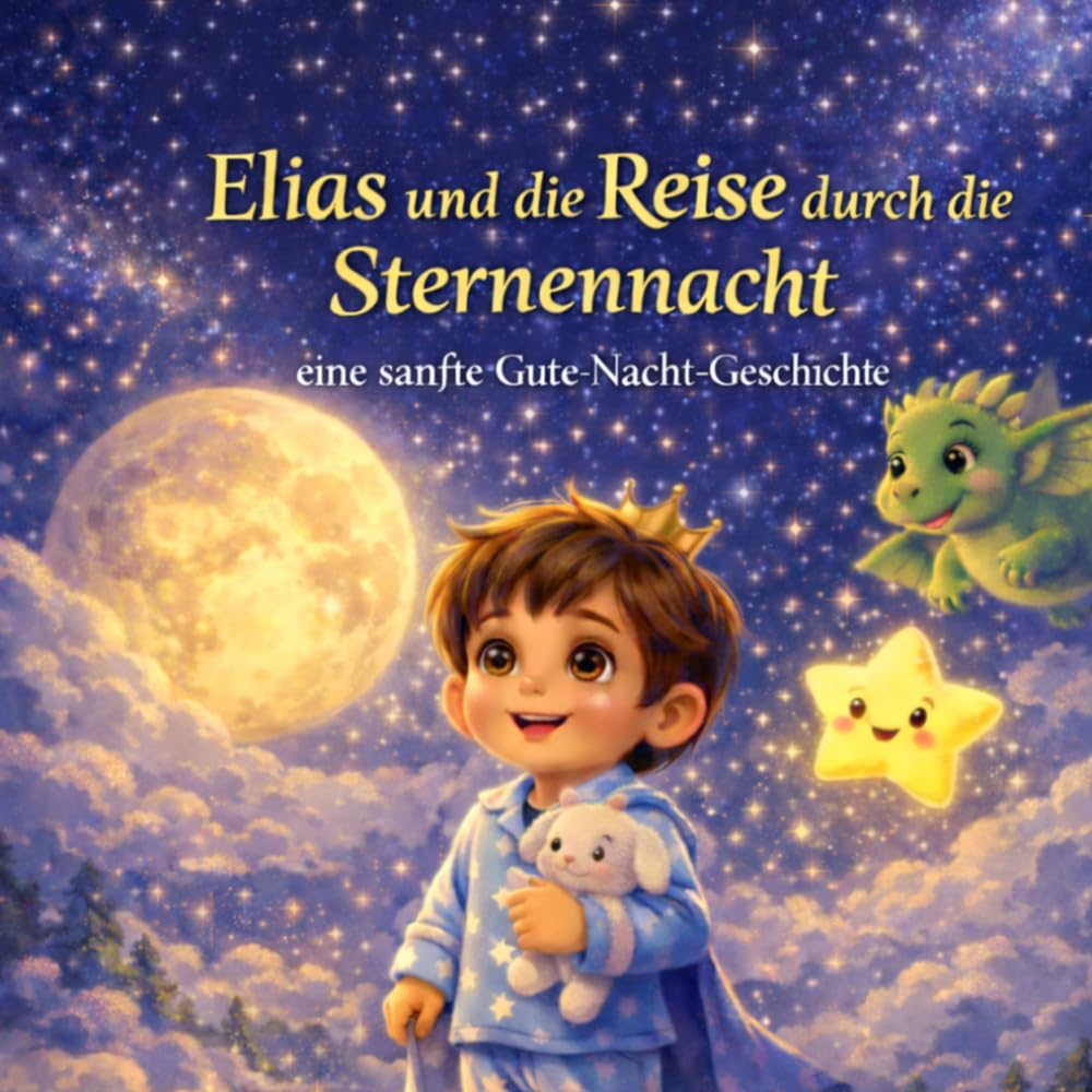 Elias und die Reise durch die Sternennacht: Eine sanfte Gute Nacht Geschichte