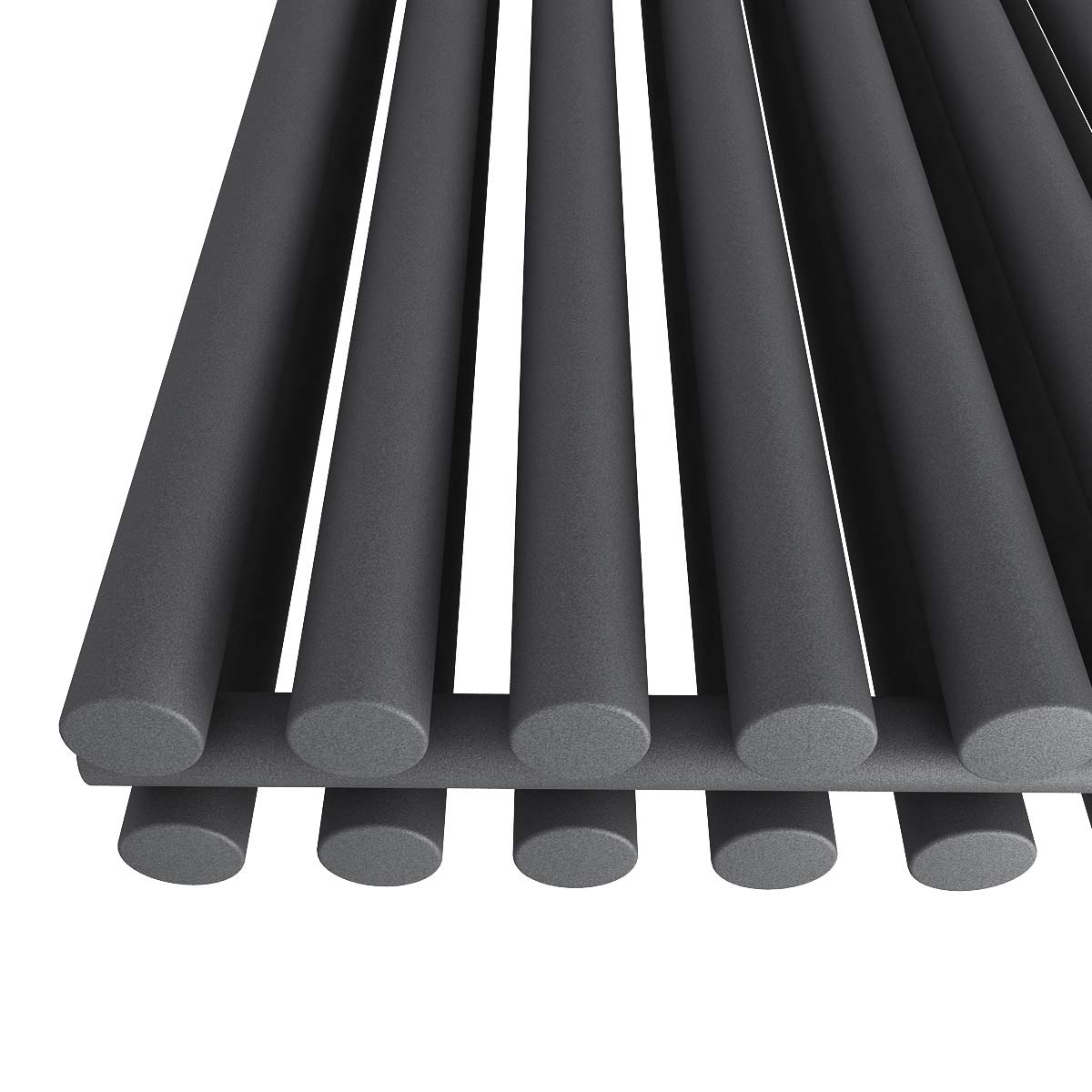 WarmeHaus Traditional Radiator Anthracite 3 Column 1500x562mm