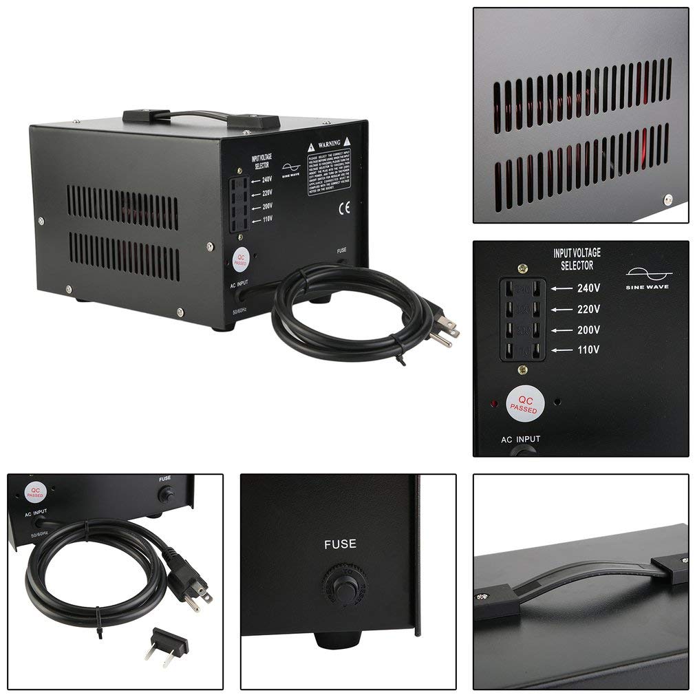 2000W Voltage Converter Transformer Heavy Duty Step Up/Down Voltage