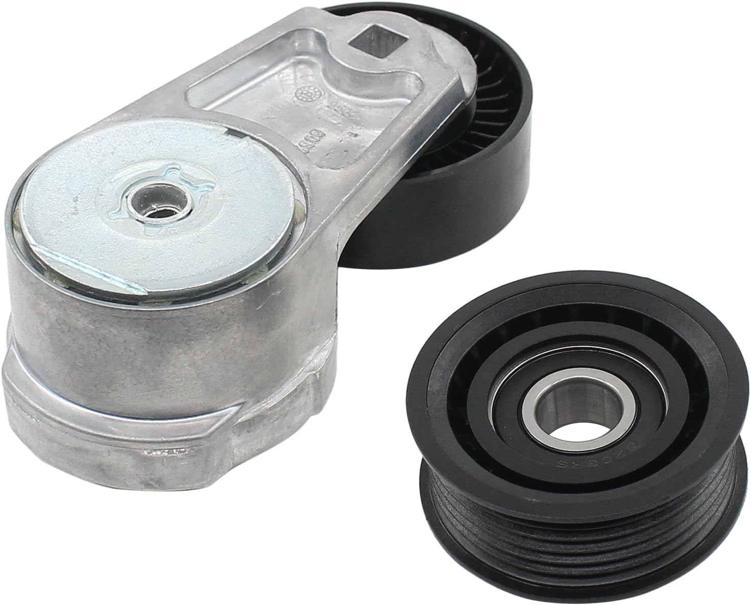 MOTOKU Drive Belt Tensioner and Serpentine Belt Idler Pulley kit for Dodge Avenger Challenger Charger Durango Grand Caravan Journey Ram 1500 CV ProMaster Chrysler 200 300 Town & Country Grand Cherokee