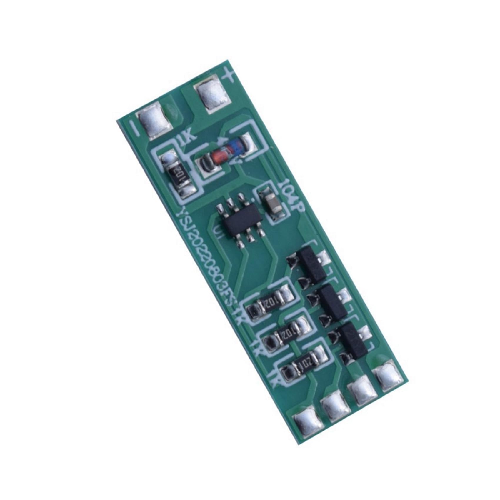 10 Unidades de Módulo de Luz LED Intermitente de 3-12 V, Par Rojo y Azul Intermitente, Adecuado para Modelo de Coche, Bicicleta, Luz de Seguridad para Vehículo Eléctrico