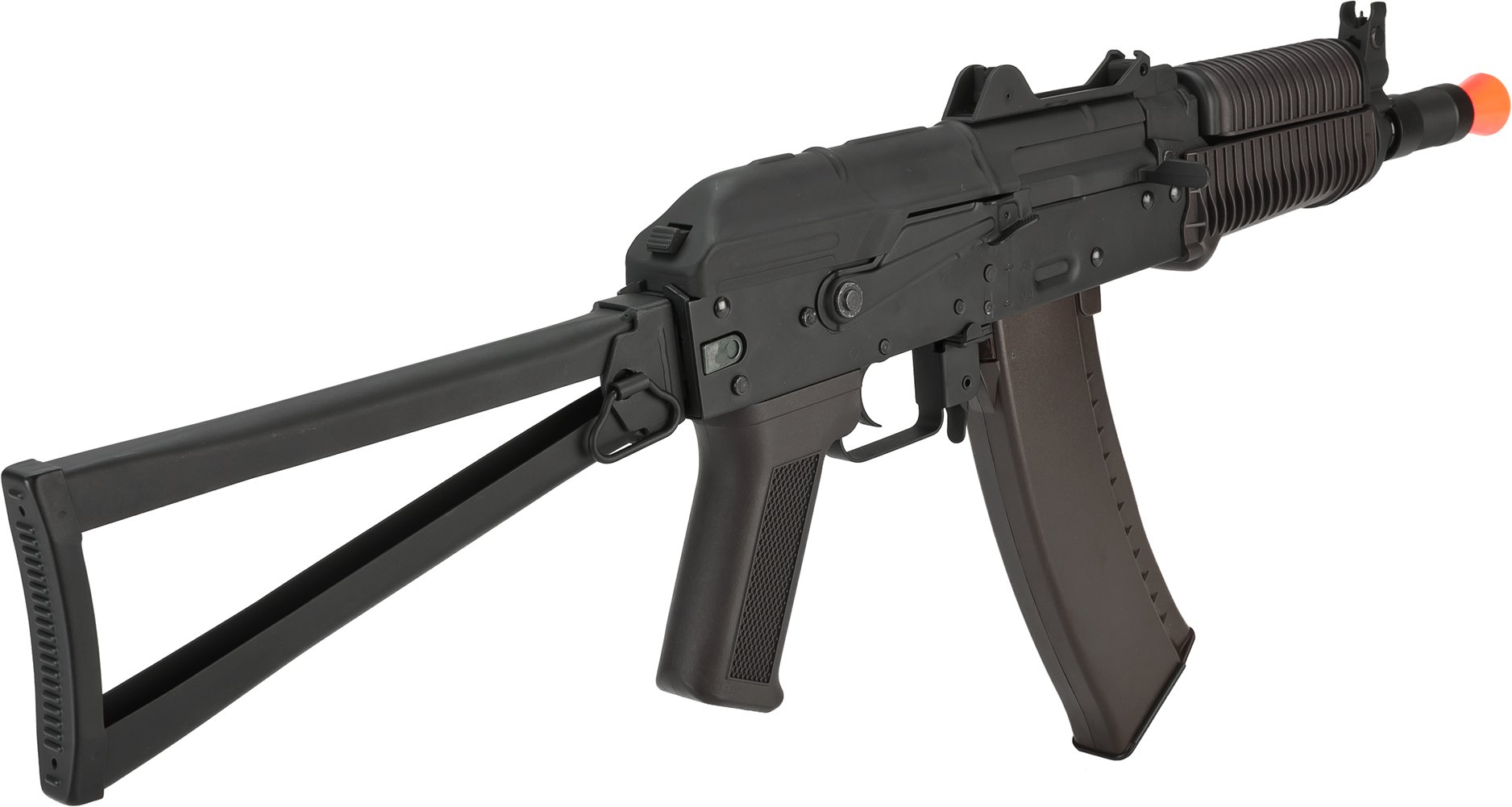 Buy Evike Airsoft CYMA Standard Stamped Metal Airsoft AK74U AEG Rifle w/Folding Stock and