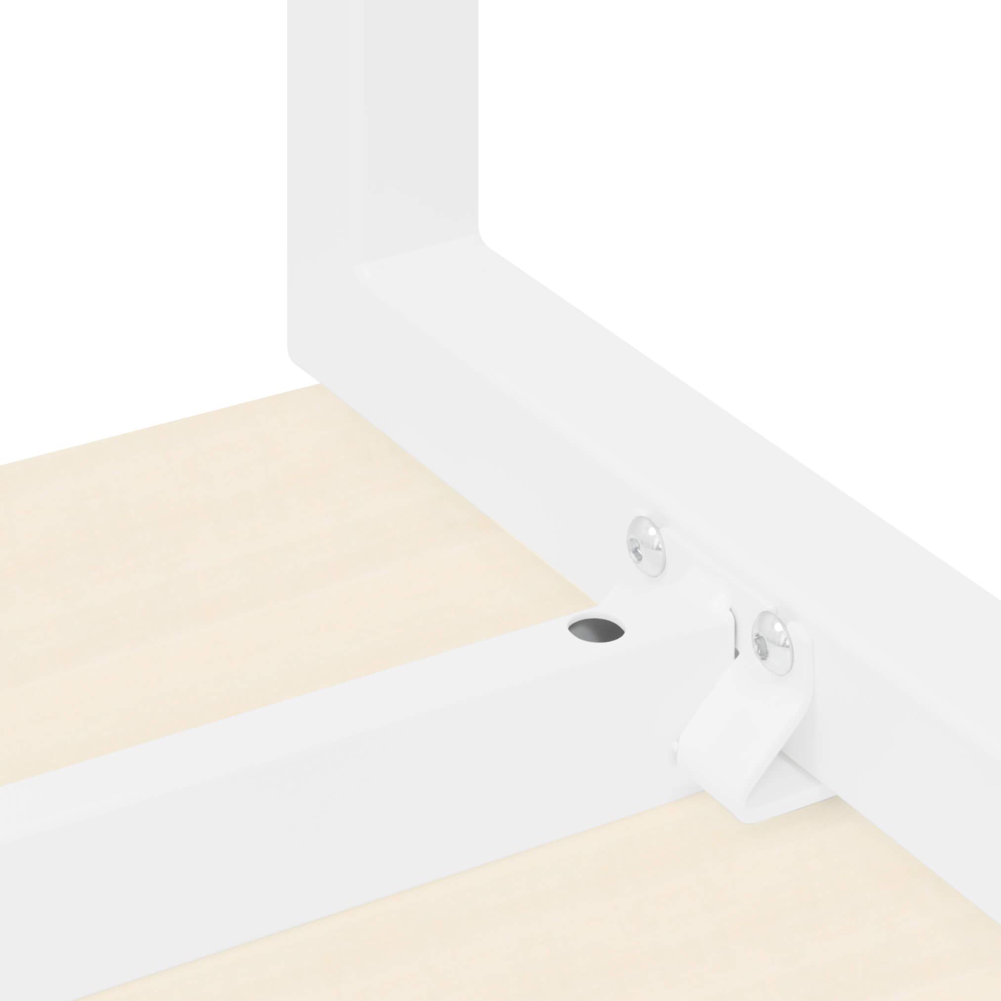 Weber Büroleben GmbH NOVA Tavolo riunioni 160 x 80 cm acero 4 – 6 pers. Tavolo da riunione, colore struttura: bianco