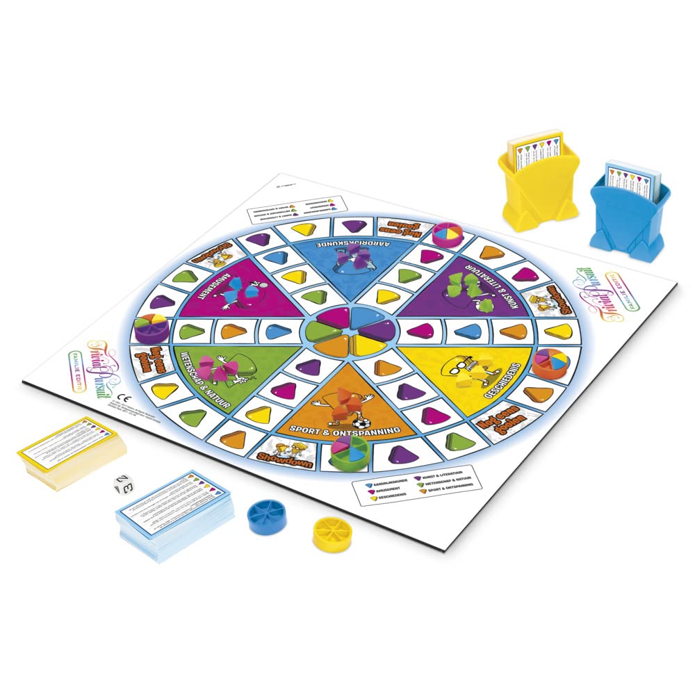 Trivial Pursuit edición Familiar, Juego de Mesa Noche de Juegos en Familia, Juego de cuestionario, a Partir de 8 años (versión Holandesa)