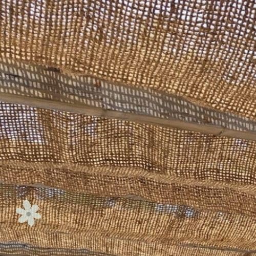 World PLANTIL Vela sombreo Fibra de Coco/Toldo Vela/Tela de sombro/Malla de sombreo/Jardin/Patio/terrasa /100% Naturales y ecológicas/ 60% de Sombra (Rectangular 2x3m SIN Anclajes)