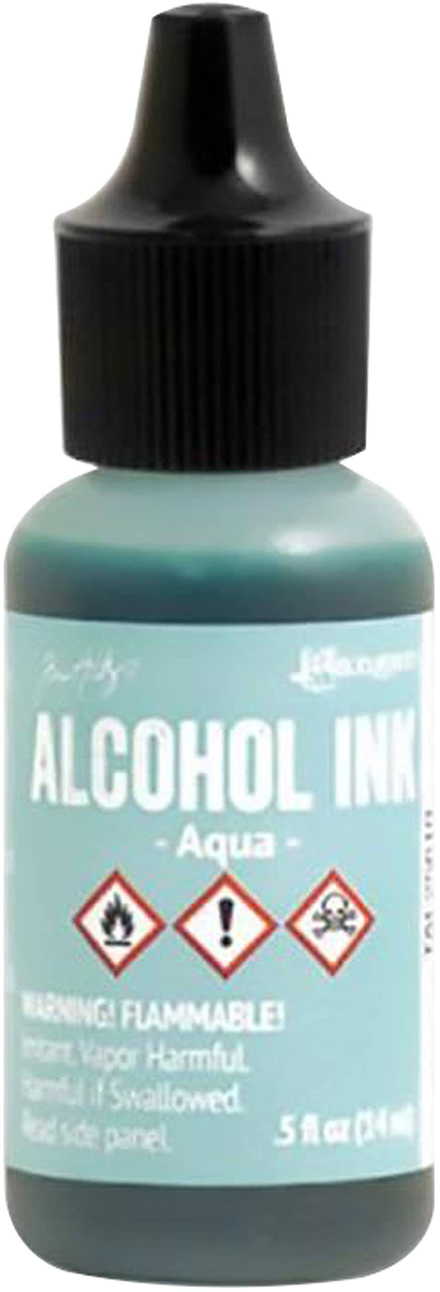 Tim Holtz TAL25610 Alcohol Inks and Accessories Adirondack Lights Aqua Alcohol Ink, 0.5oz