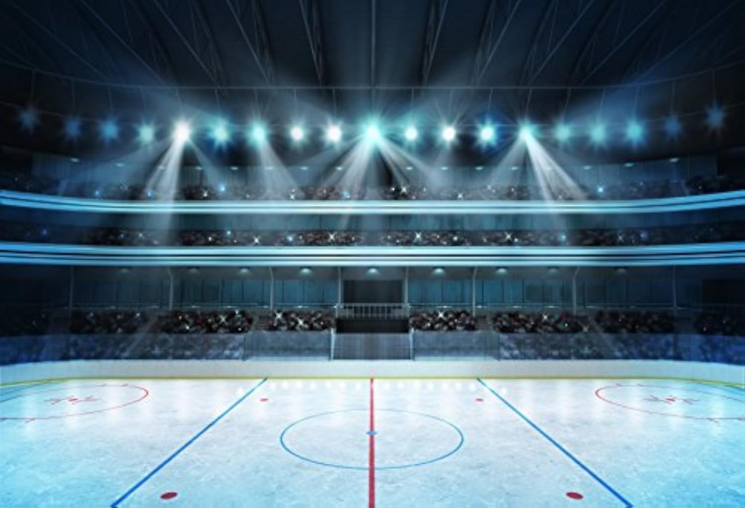 Ice Hockey Sport Photography Backdrops - Photo Background - Yeele 7x5ft Stadium Sports Match Backdrop Pictures Newborn Boy Children Photo Booth
