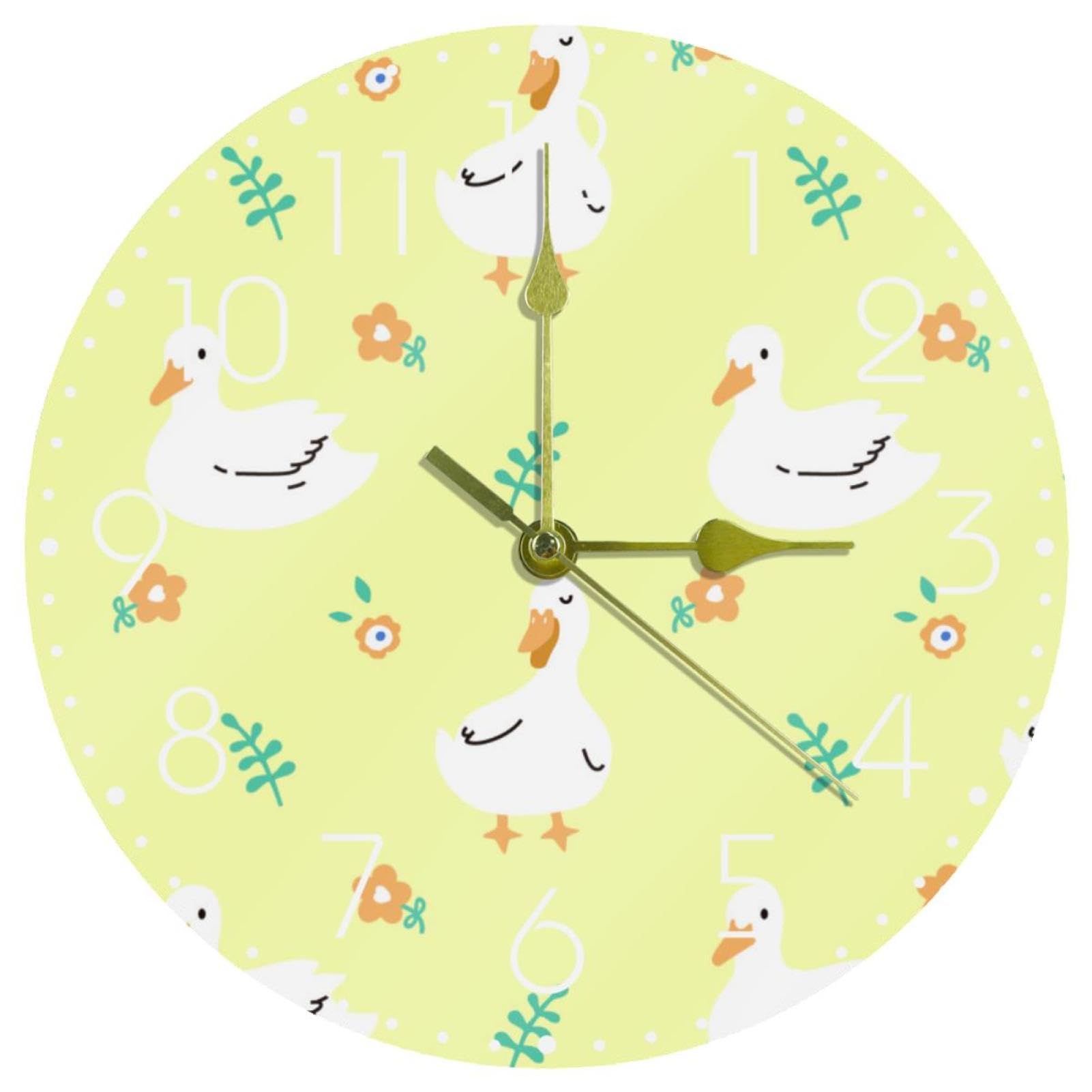Horloge murale silencieuse pour une nuit paisible dans la chambre à coucher